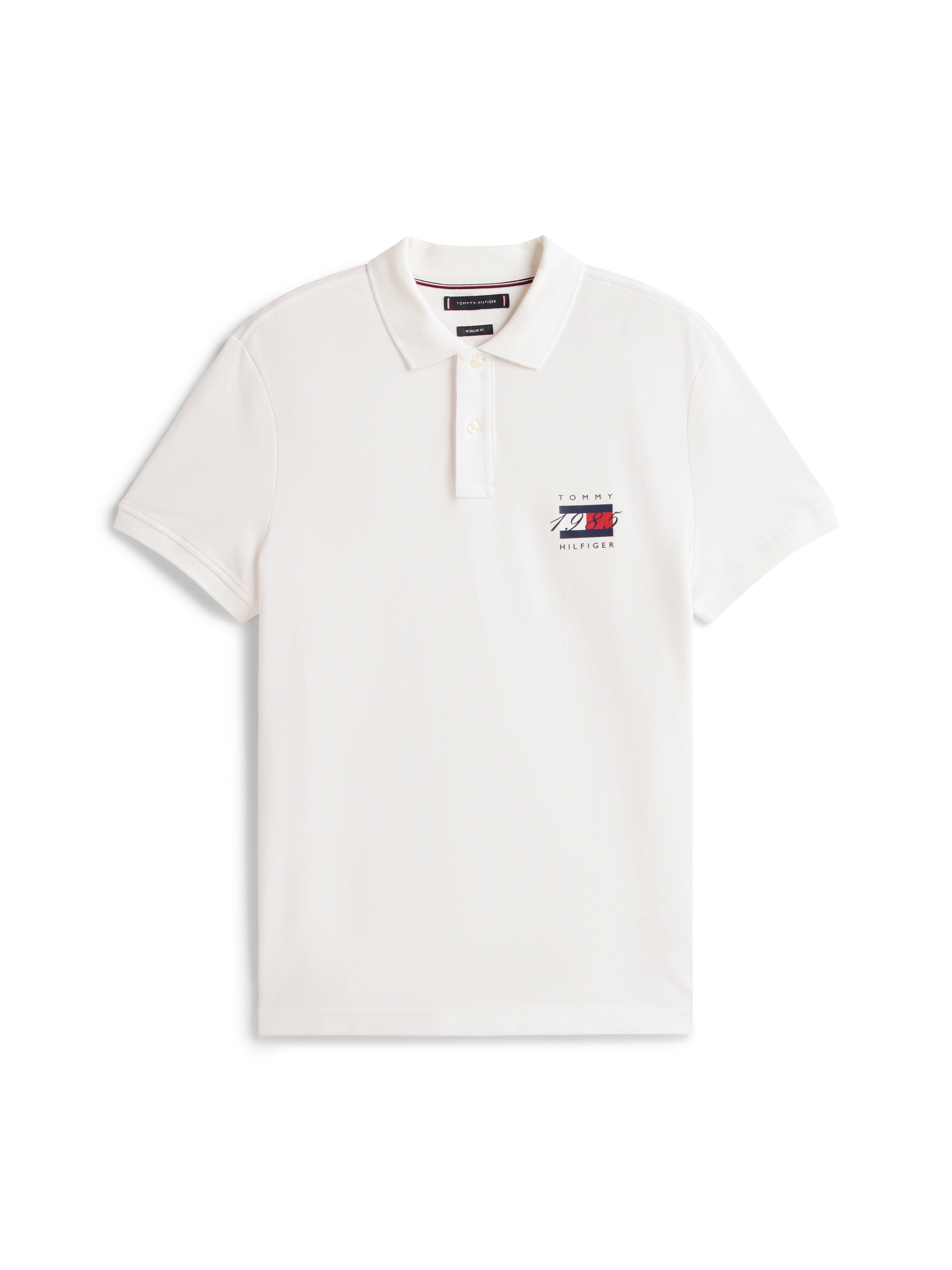 Tommy Hilfiger Poloshirt »FLAG GRAPHIC PIQUE« regular fit, Polokragen, Print