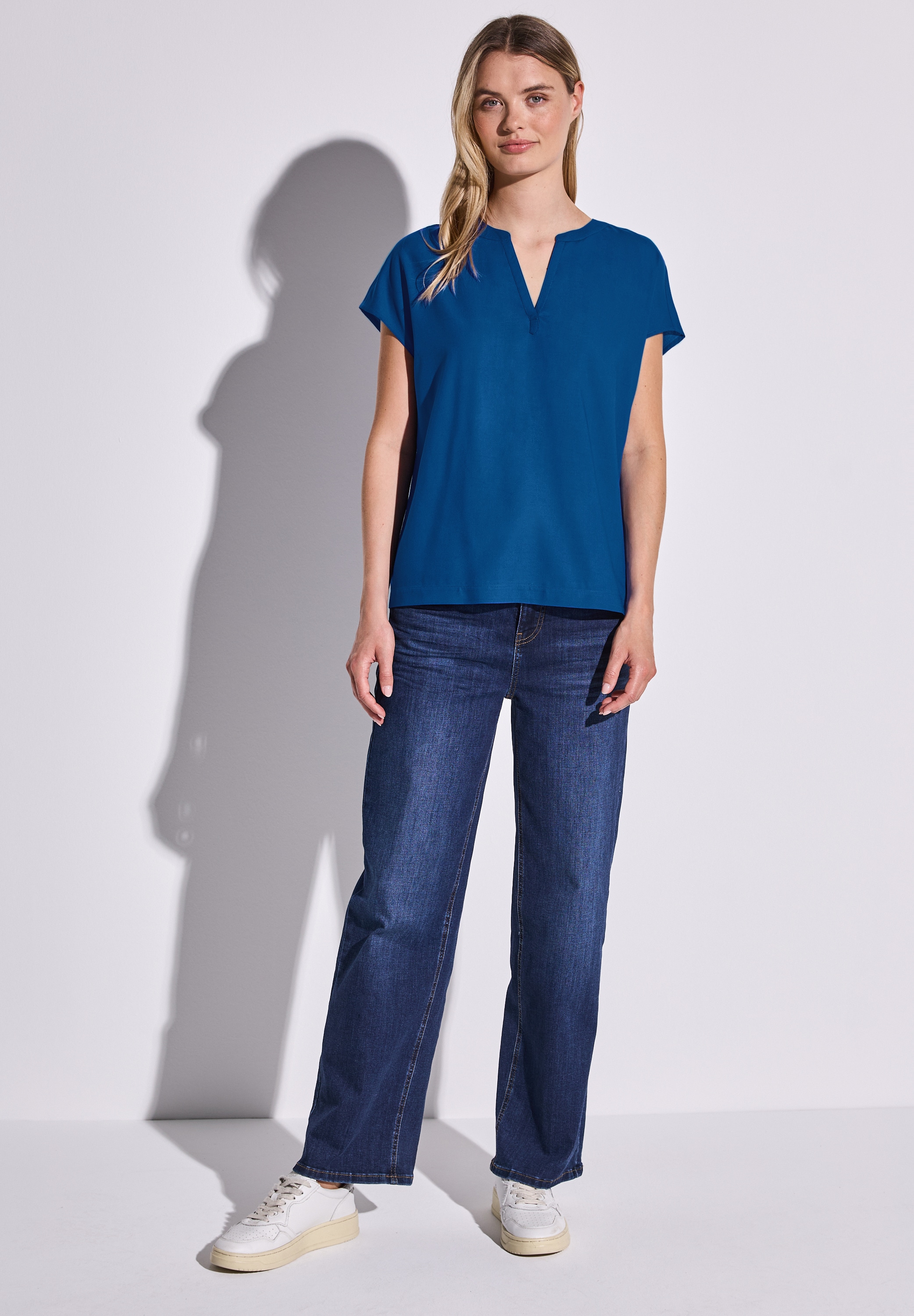 STREET ONE Hemdbluse, aus softer Viskose