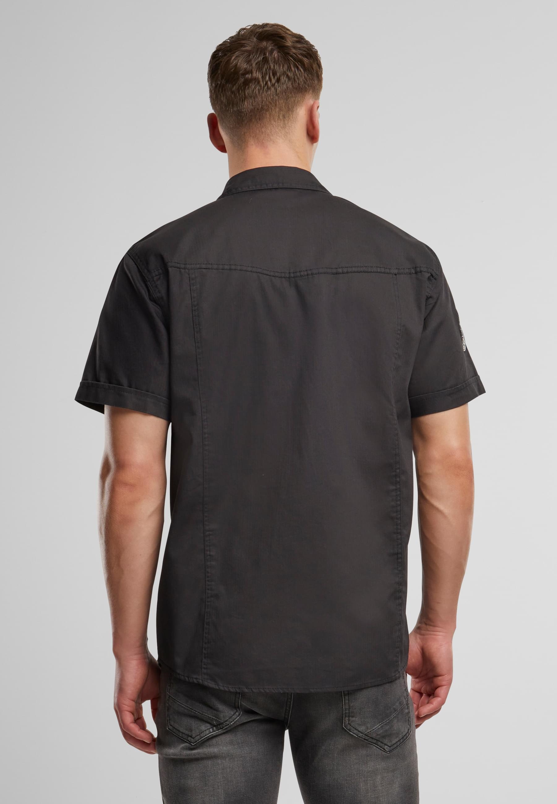 Brandit Langarmhemd »Brandit Herren Luis Vintage Shirt Short Sleeve«, (1 tlg.)