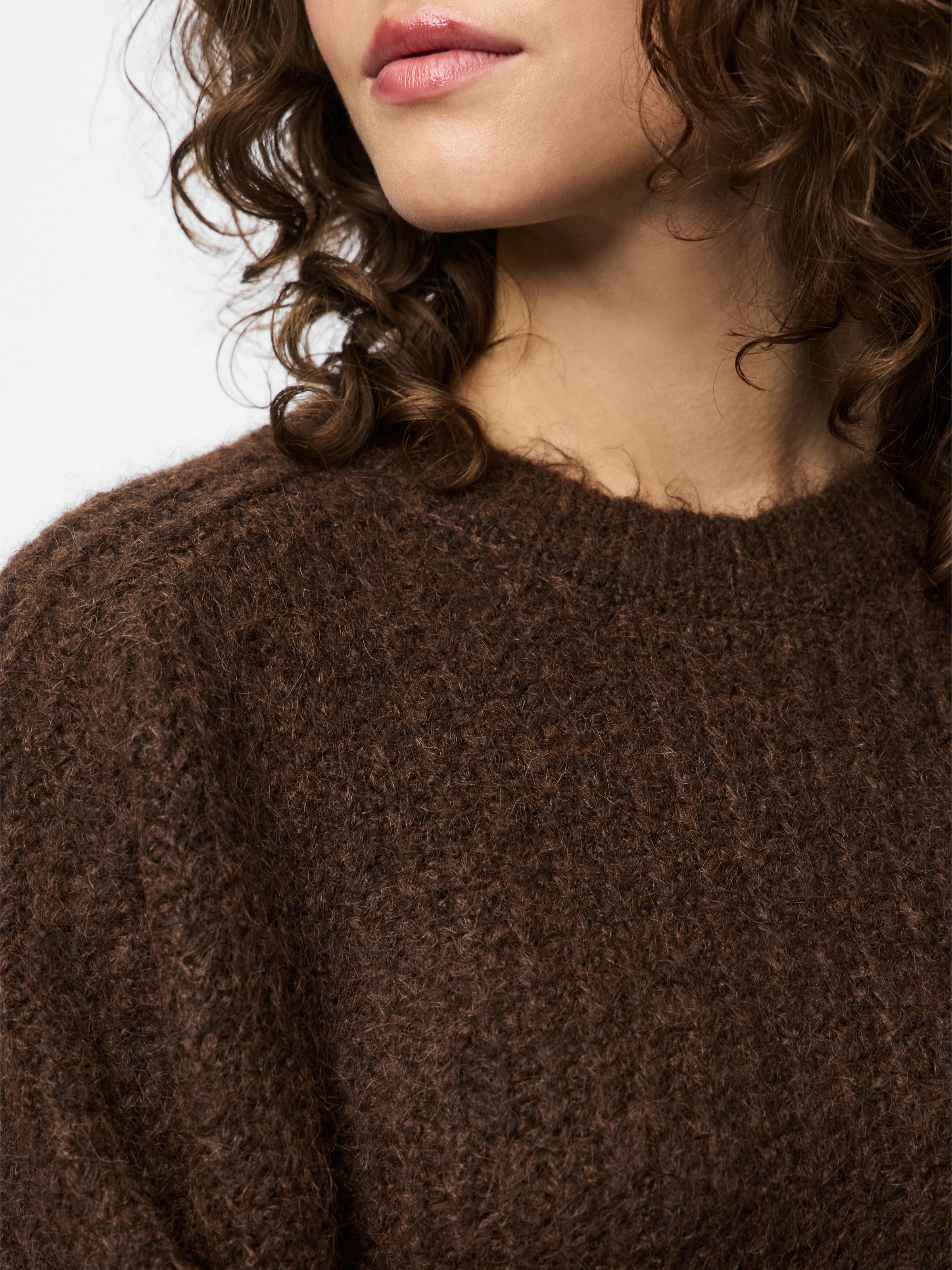 pieces Strickpullover "PCCLEO LS O-NECK CHUNKY KNIT NOOS BC" günstig online kaufen