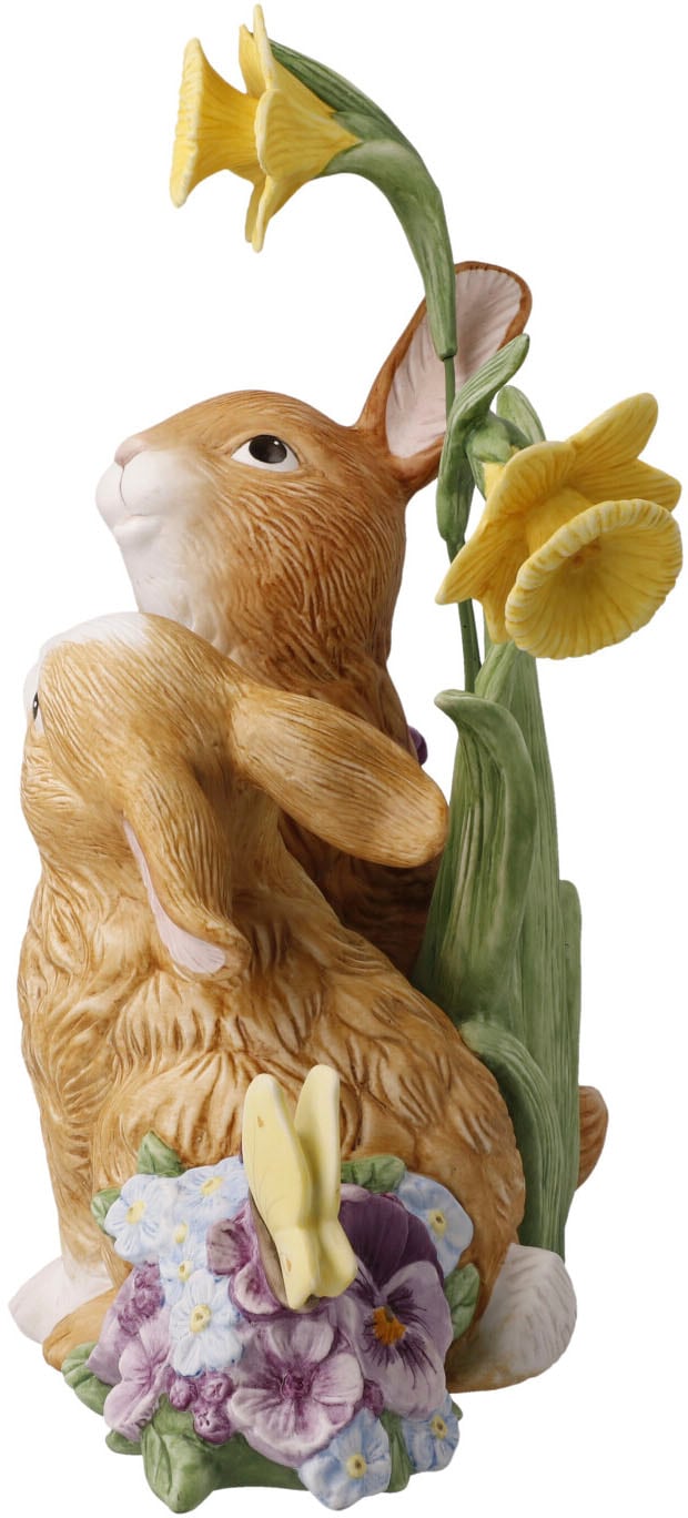 Goebel Osterhase »Frühlingserwachen«, Sammelfigur, Hasenpaar mit Blumen