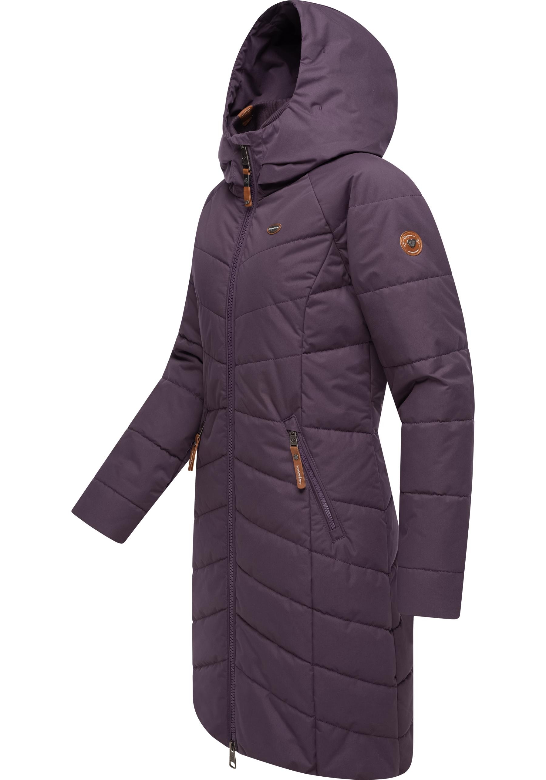 Ragwear Steppmantel »Dizzie Coat«, Wasserdichter Winterparka mit gefütterter Kapuze