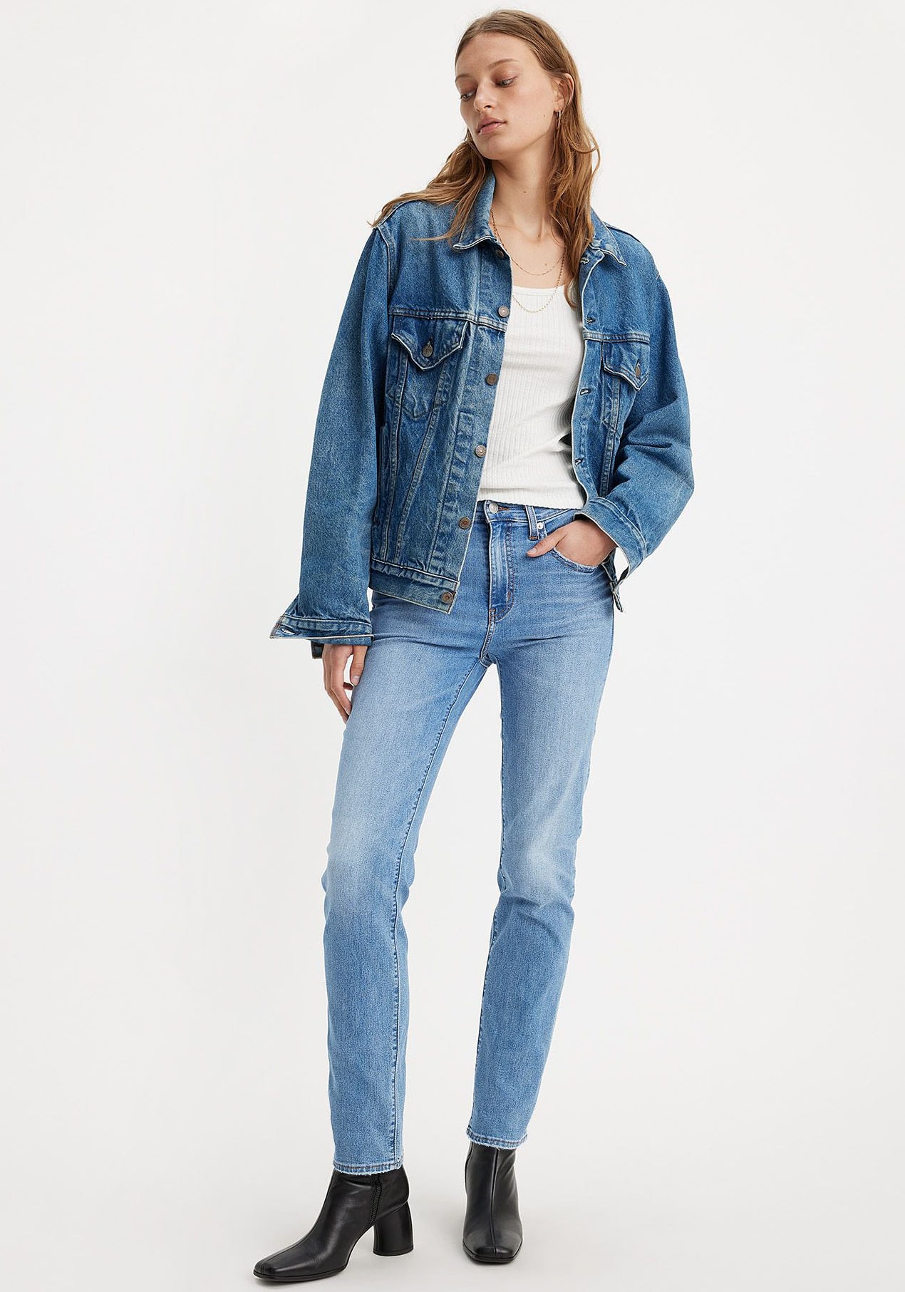 Levi's® Straight-Jeans »724 High Rise Straight«