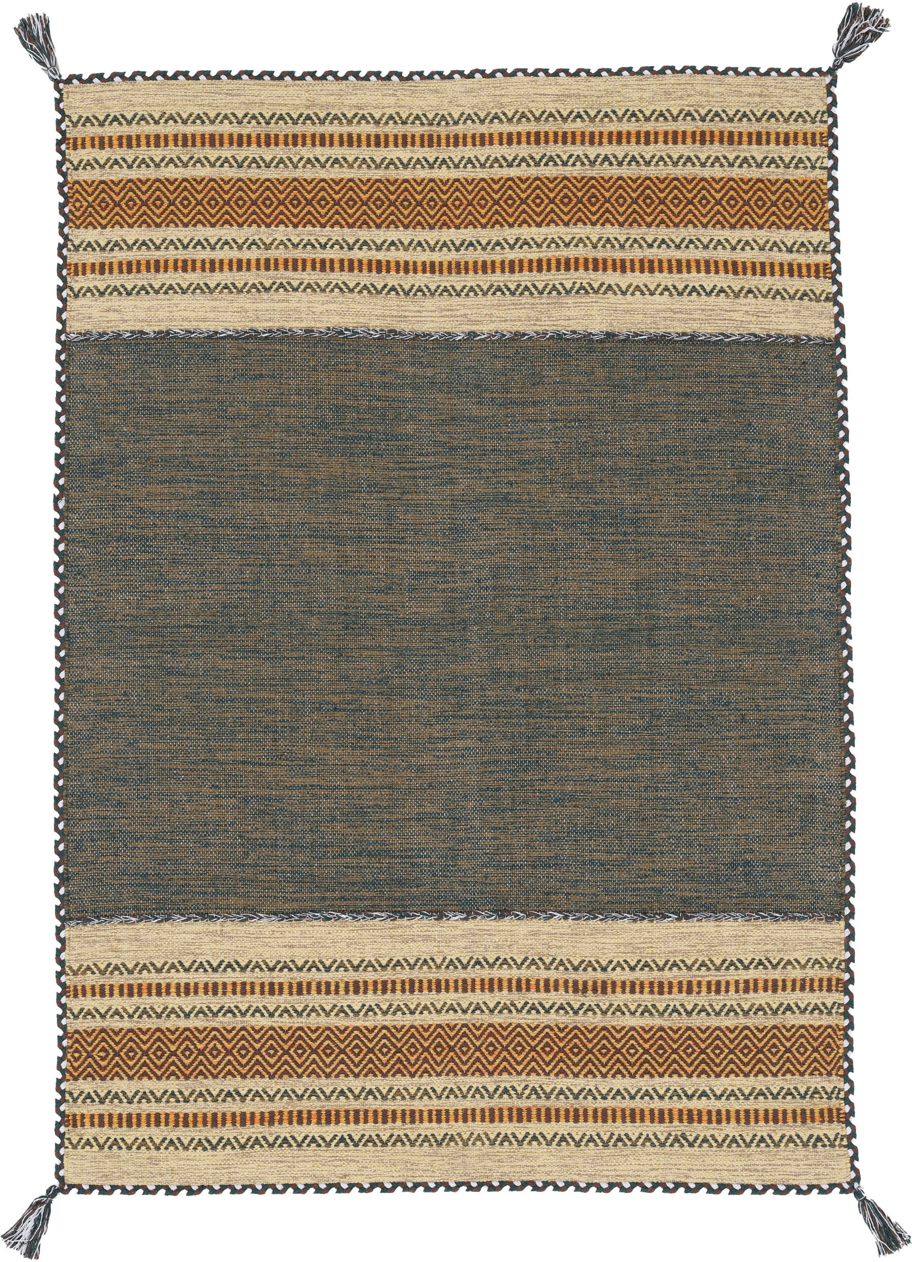 carpetfine Teppich "Kelim Azizi, auch als Läufer erhältlich" rechteckig 5 m günstig online kaufen