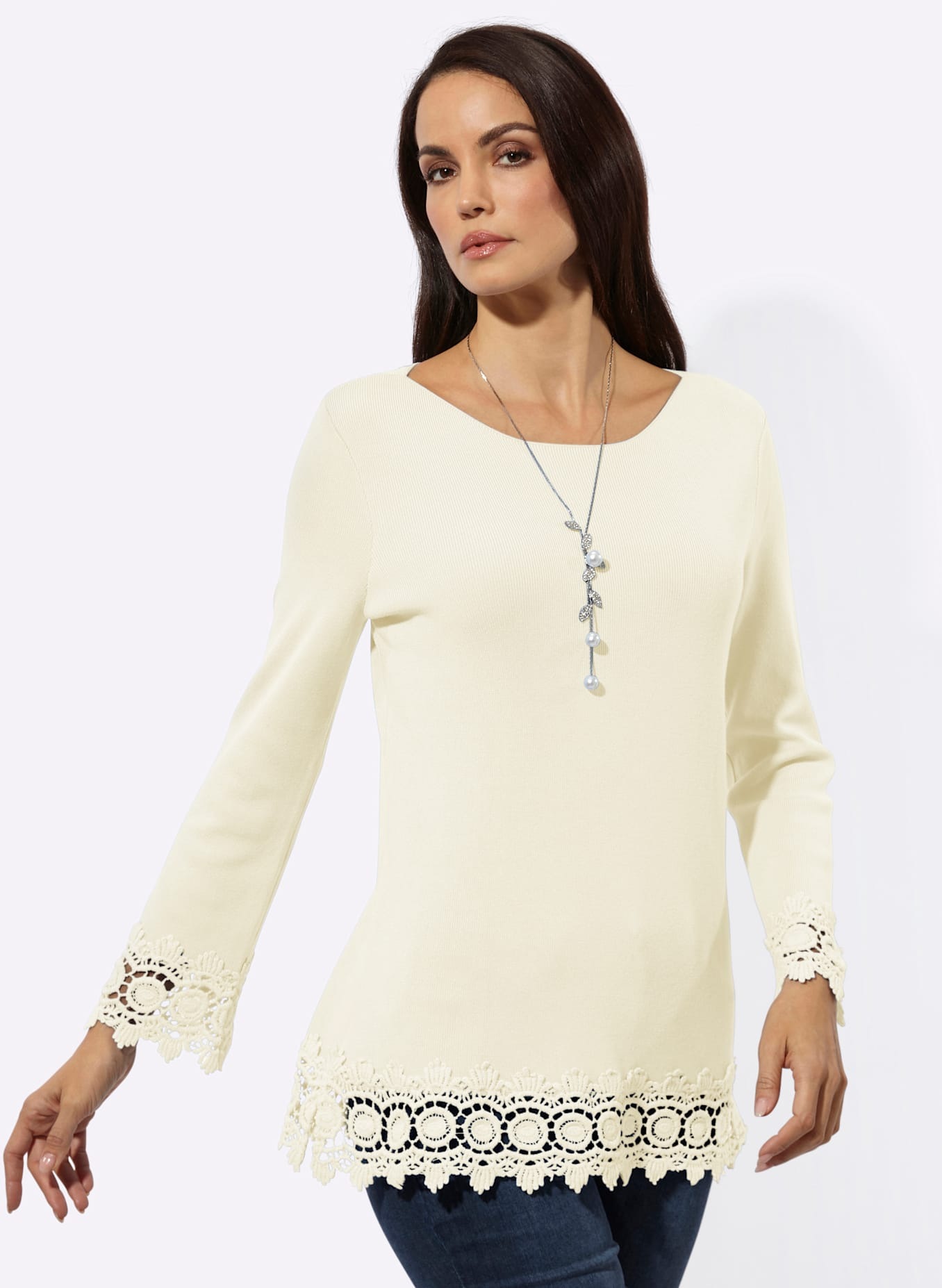 creation L Strickpullover "Lyocell-Mix-Pullover"