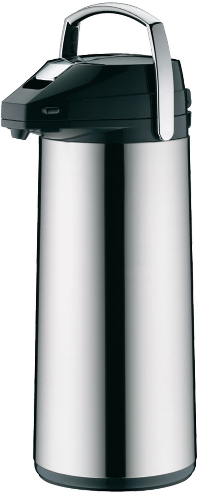 Pump-Isolierkanne, 3,0 l, Edelstahl, mit Glaseinsatz