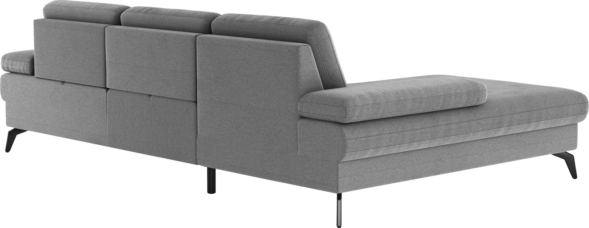 sit&more Ecksofa »Morris L-Form, inkl. Sitztiefenverstellung« wahlweise mit Armteilverstellung, Bettfunktion & Bettkasten