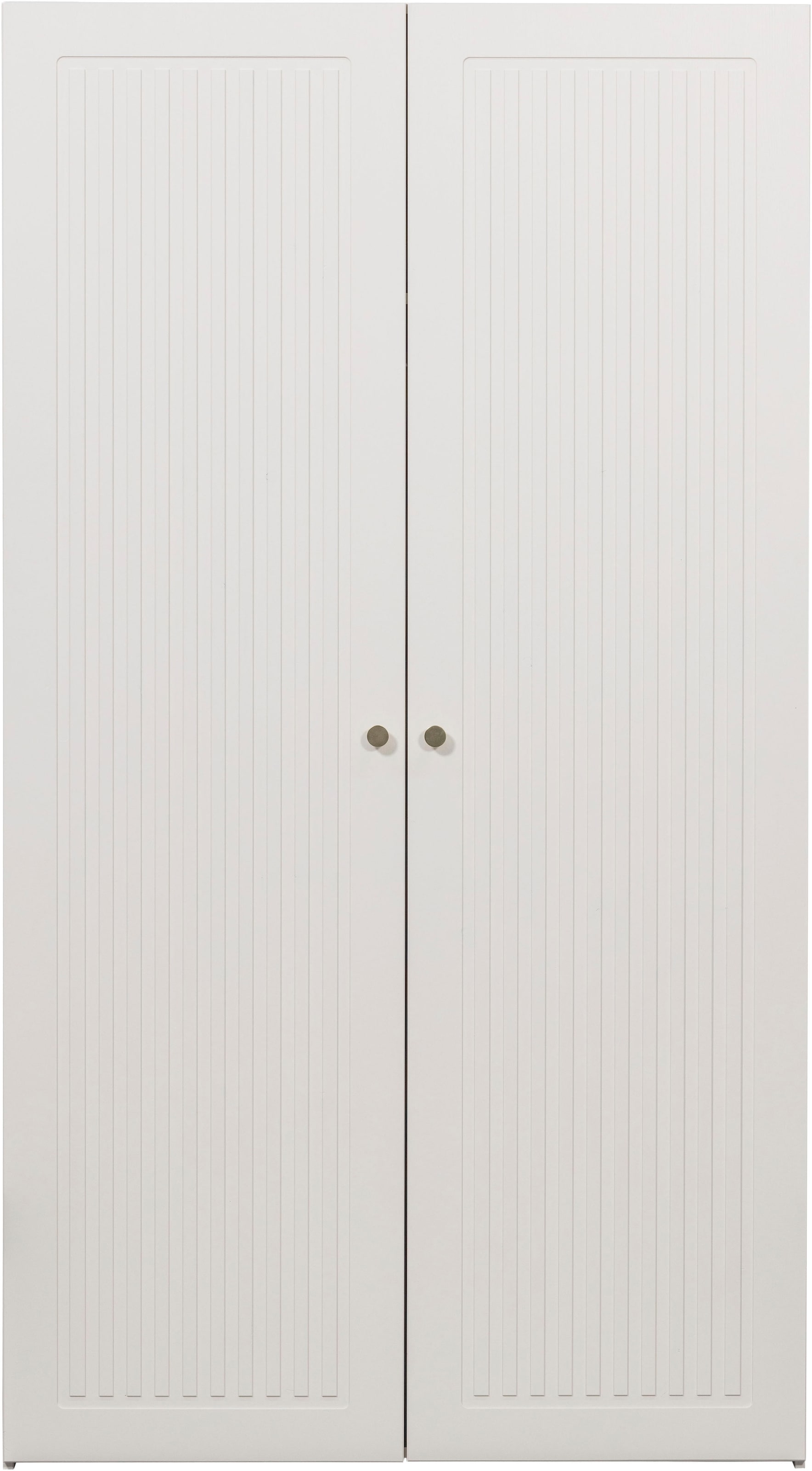 WOOOD Garderobenschrank »Sipke mit geschliffenem Oberfläche und HDF-Rückwand (2-türig)« FSC®-Mix Massivkiefer, Hänge- und Legbereich