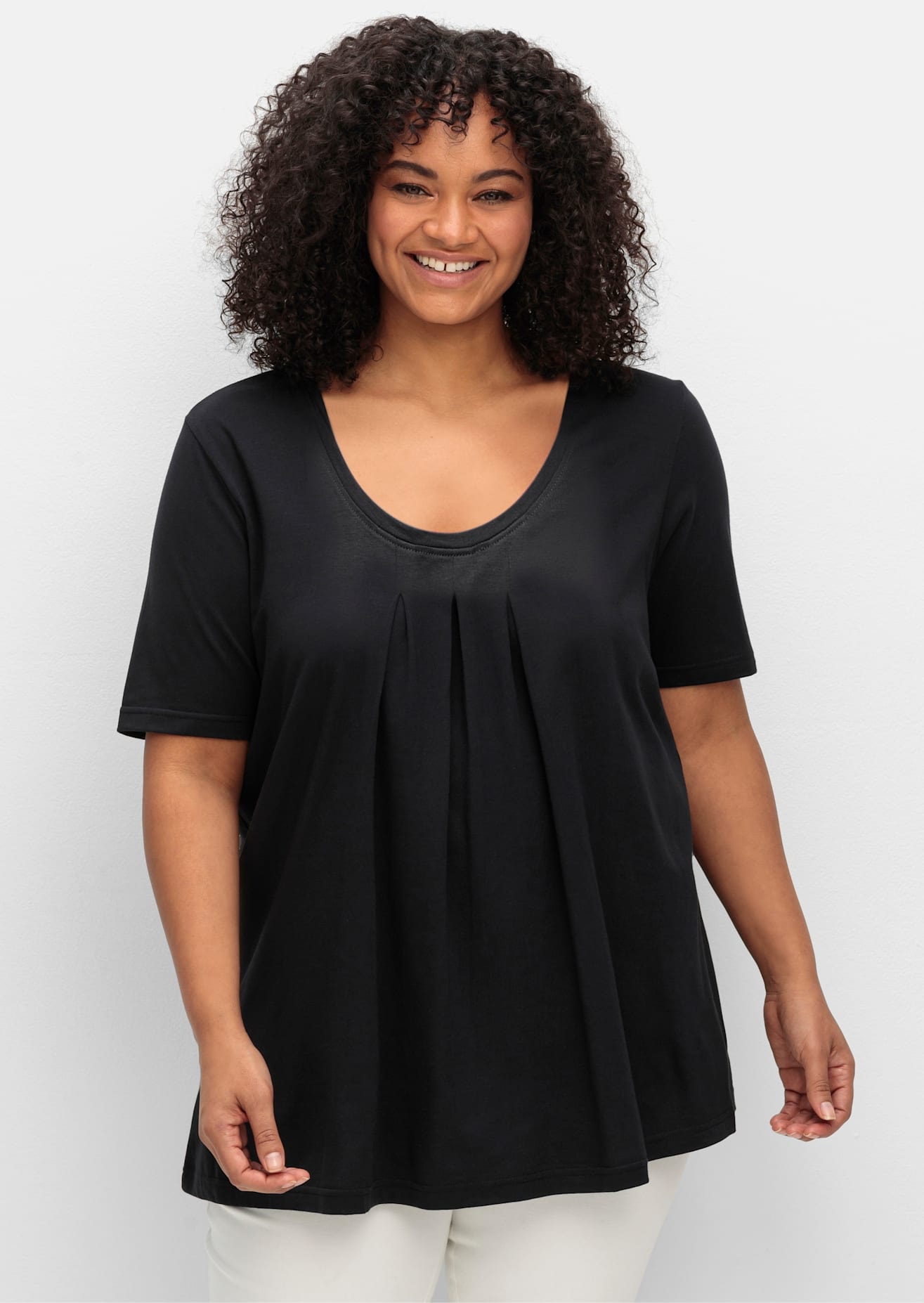 Sheego T-Shirt "T-Shirt", (1 tlg.) günstig online kaufen