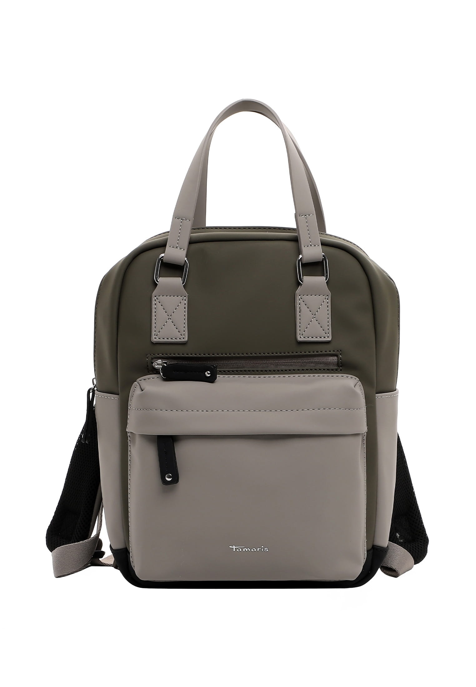 TAMARIS Rucksack "Rucksack TAS Gianna", grün, Obermaterial: 60% Polyurethan PU. 40% Polyester PES., Rucksäcke