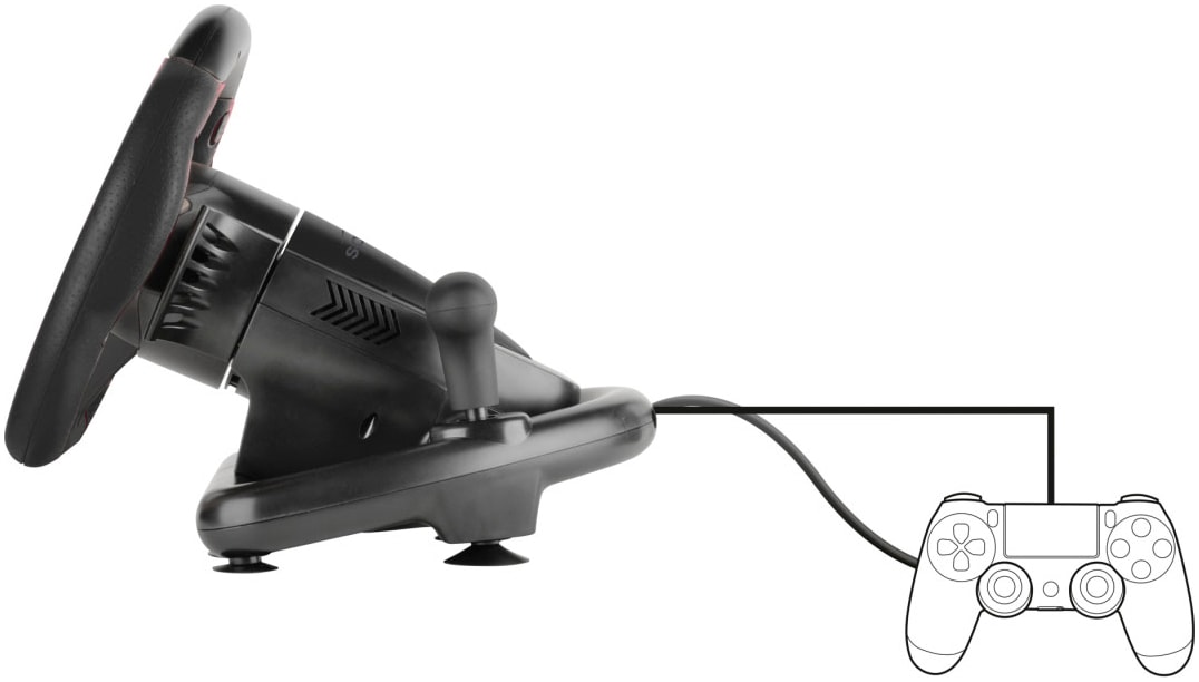 Speedlink Gaming-Lenkrad »TRAILBLAZER Dark Edition Racing Wheel« für PC/PS4/PS3/Xbox Series X/S/One/Switch 2/Switch/OLED