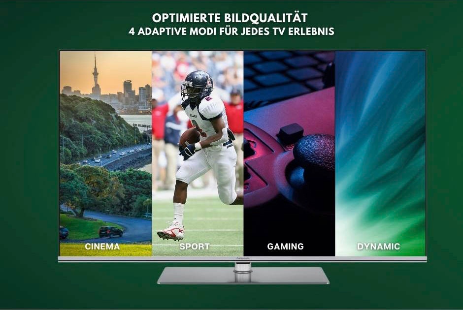Hanseatic QLED-Fernseher »50Q850UDS«, 126 HD, cm/50 TV-Smart-TV Android | 4K Zoll, BAUR Ultra