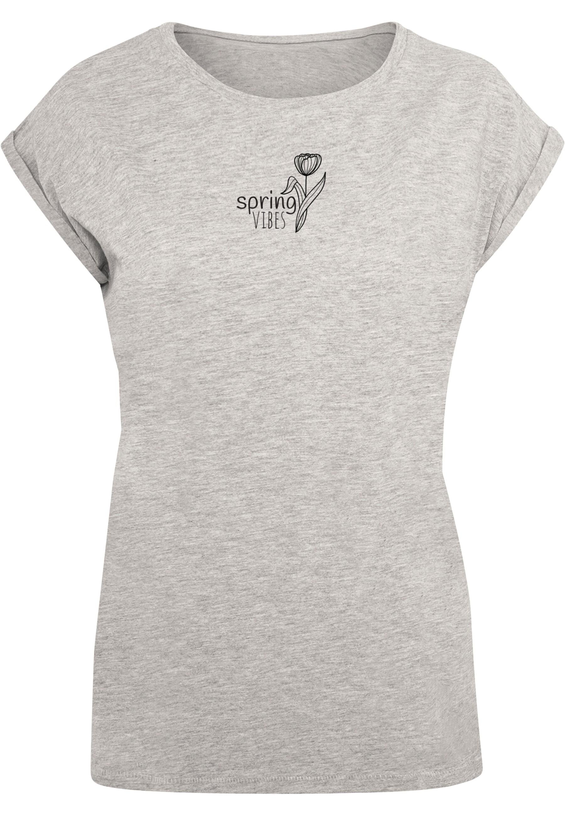 Merchcode T-Shirt "Merchcode Damen Ladies Spring - Vibes T-Shirt", (1 tlg.) günstig online kaufen