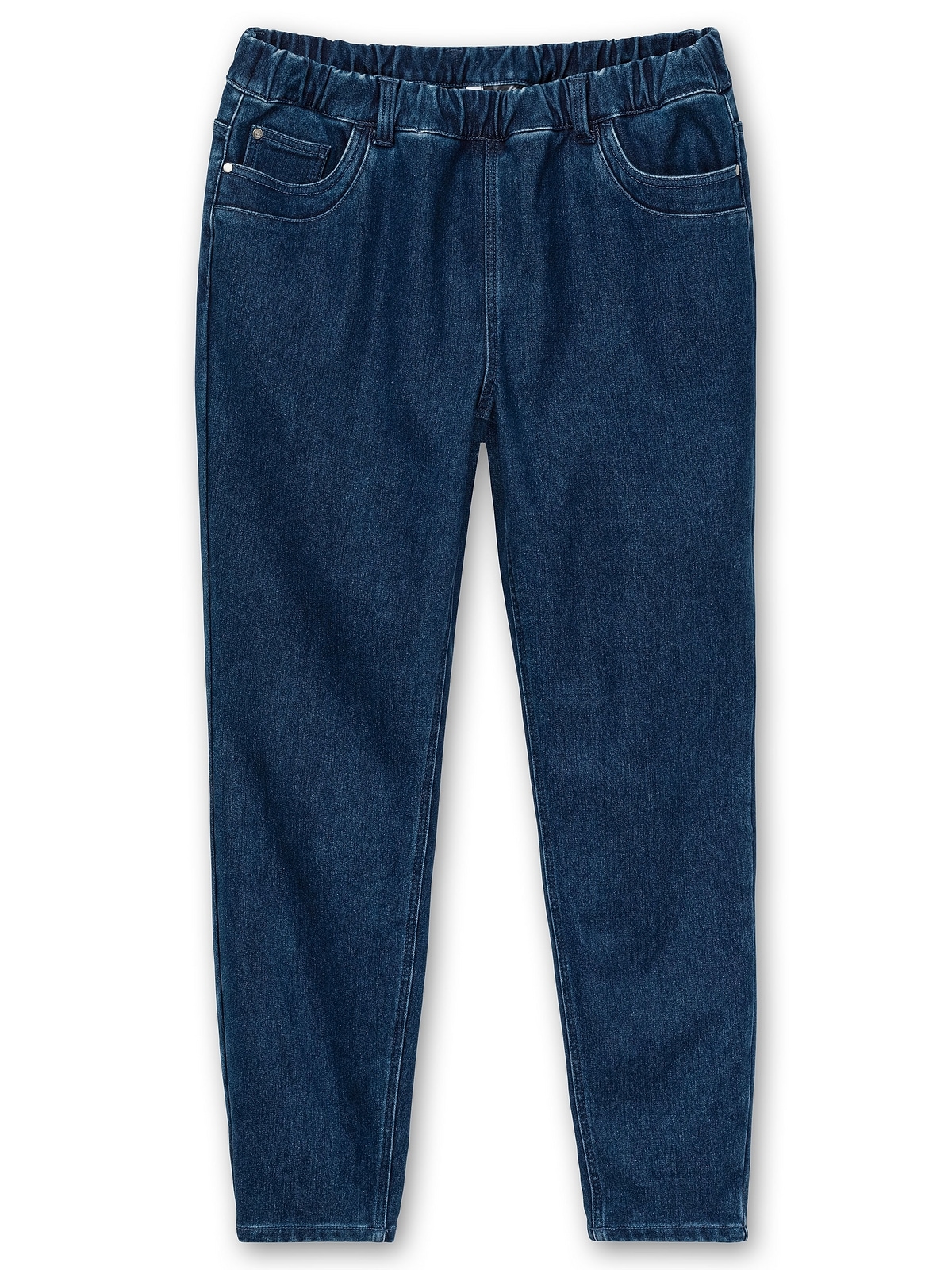 Sheego Stretch-Jeans »Große Größen«, mit Schlupfbund und Fleece-Innenseite