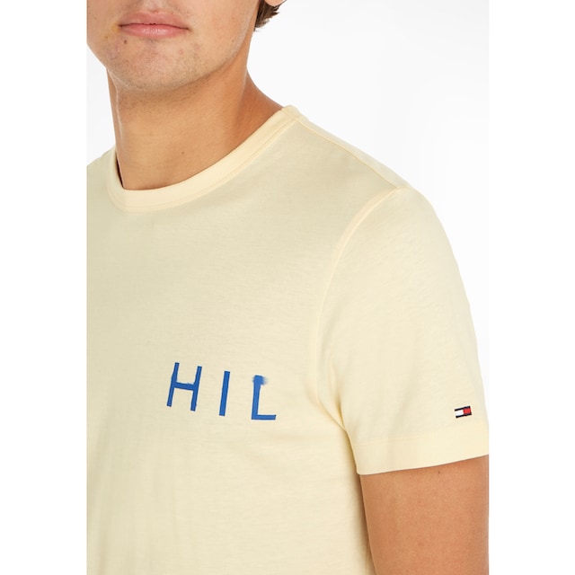 Tommy Hilfiger T-Shirt »MULTI PLACEMENT INK TEE« ▷ kaufen | BAUR