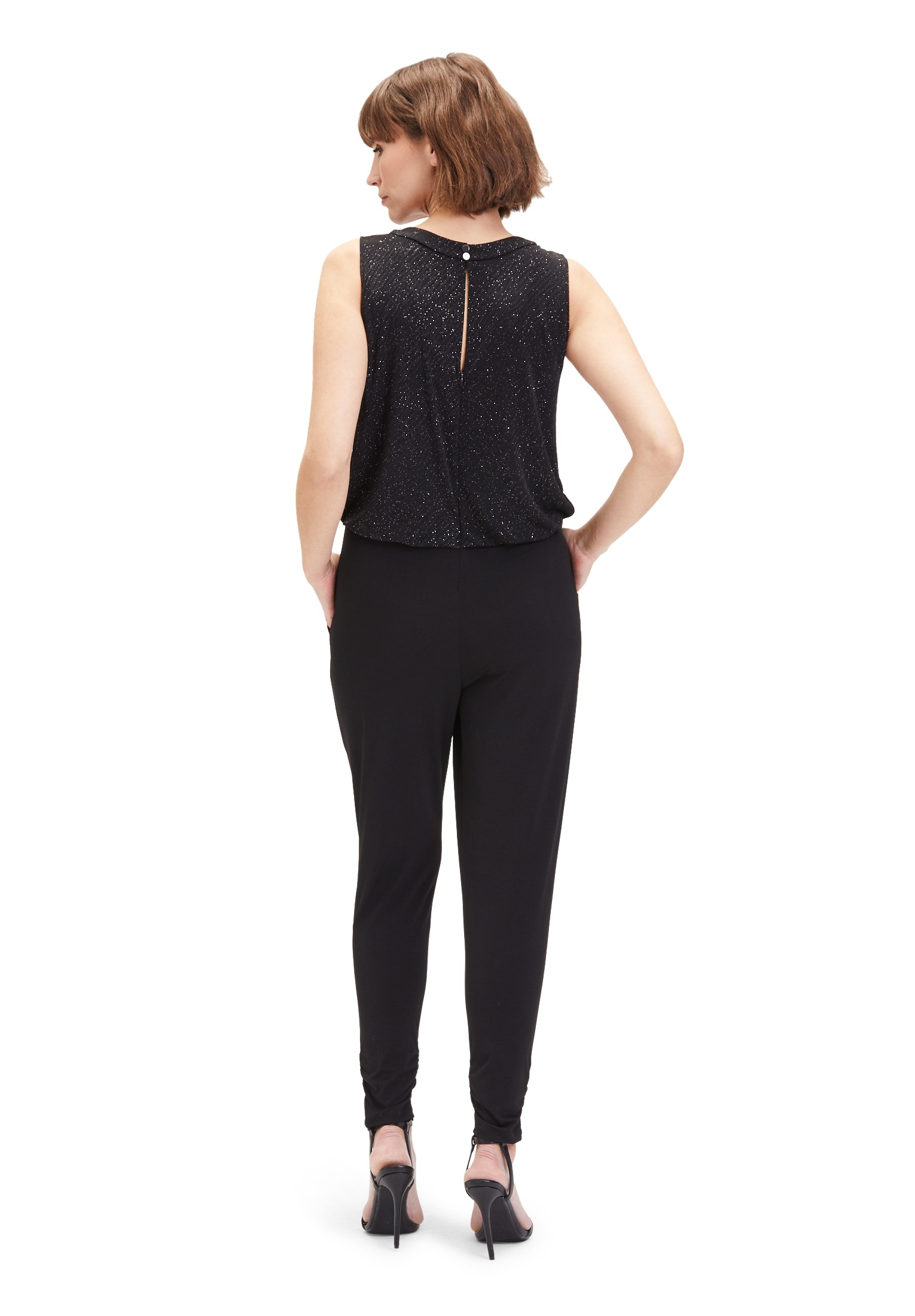 Vera Mont Overall »Vera Mont Damen Jumpsuit im Glitzer-Look«, (1 tlg.), Glitzer