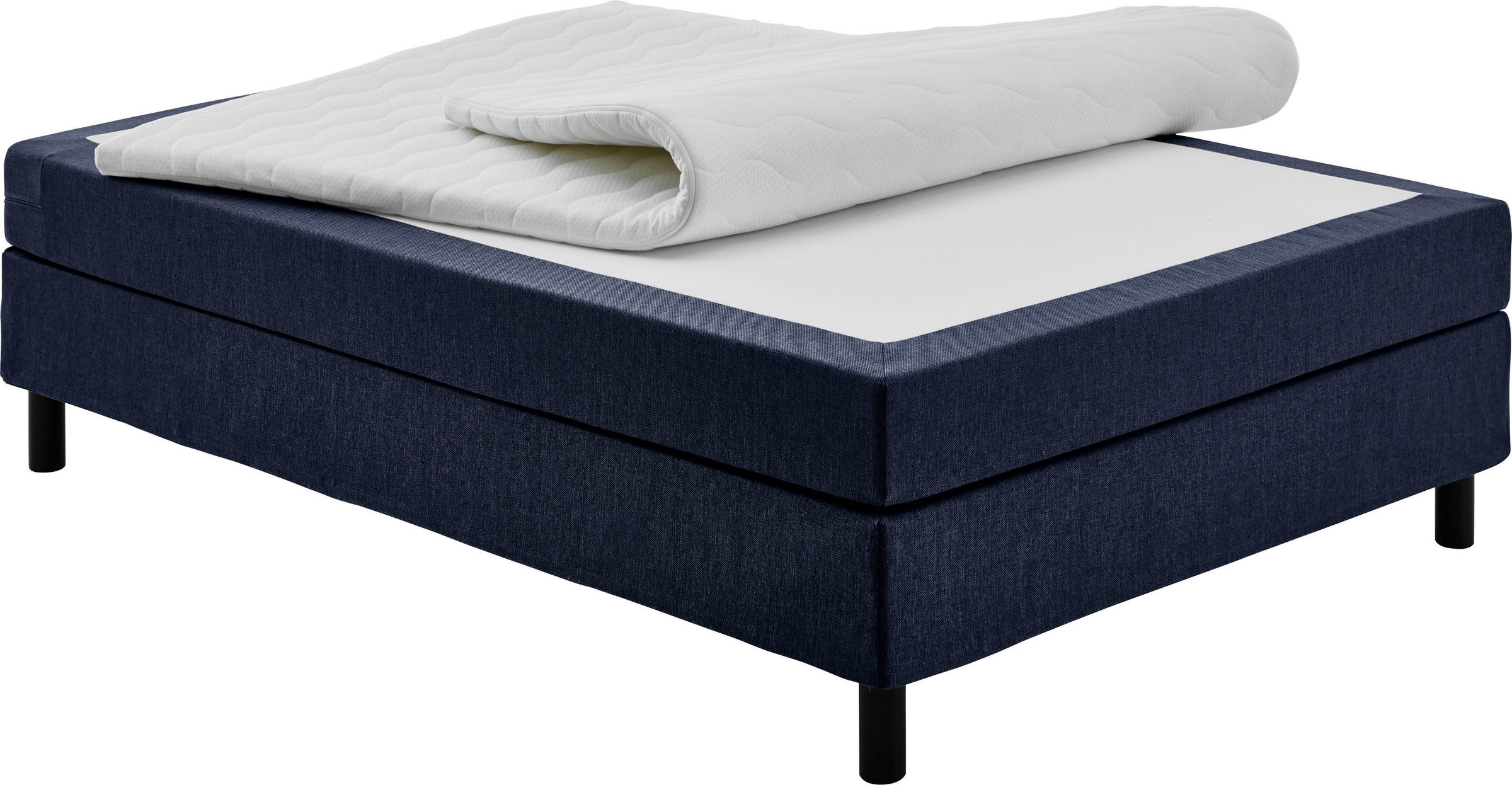 Thumbnail - ATLANTIC home collection Boxbett "Happy", ohne Kopfteil, mit Topper, wahlweise mit oder ohne Bettwaren