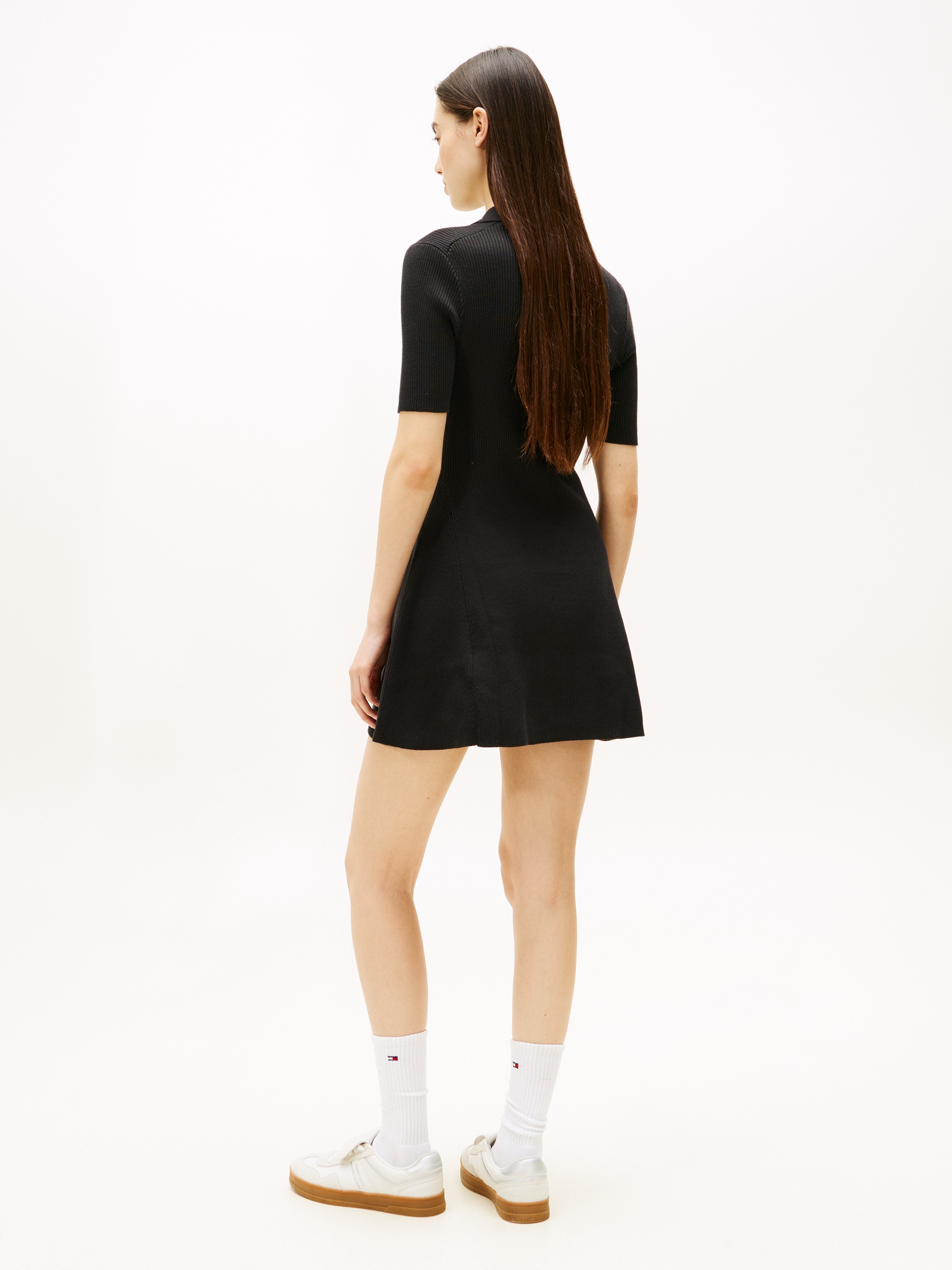Tommy Jeans Polokleid "TJW F&F SWEATER POLO MINI DRESS" günstig online kaufen