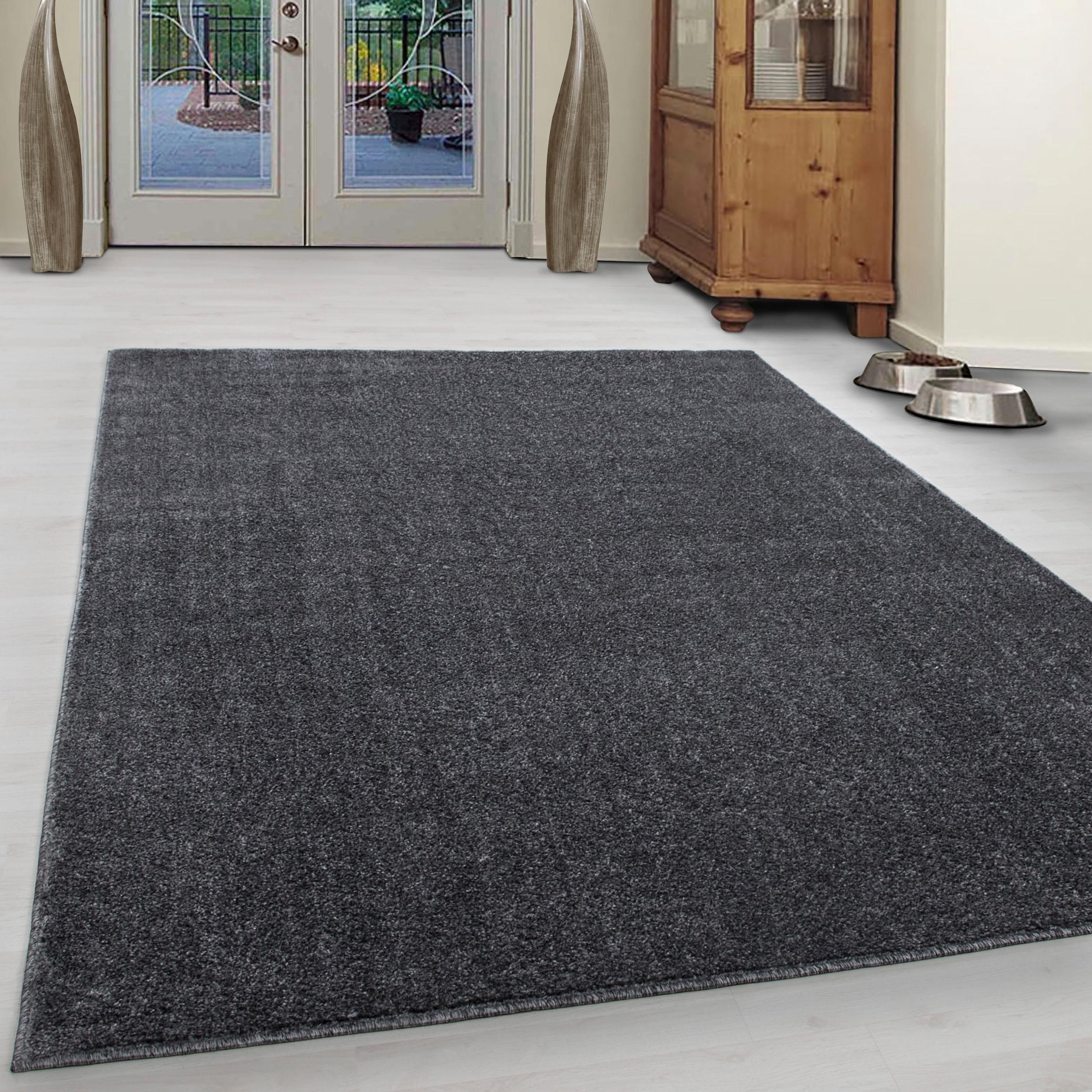 Ayyildiz Teppiche Teppich »ATA«, rechteckig, 10 mm Höhe, Kurzflor, uni, große Farbauswahl, robust, auch als Läufer und in rund