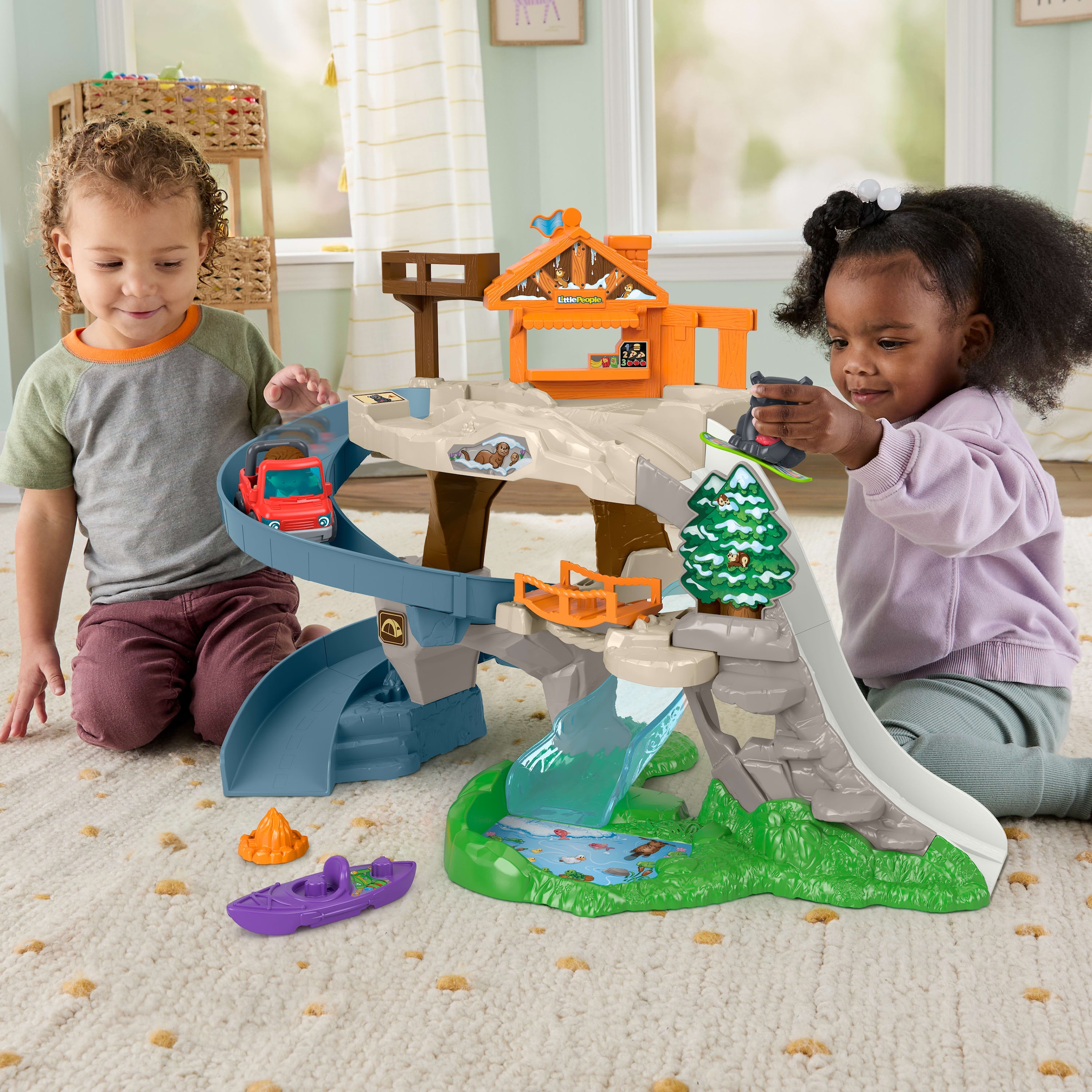 Fisher-Price® Spielwelt »Little People, Auf in die Berge«