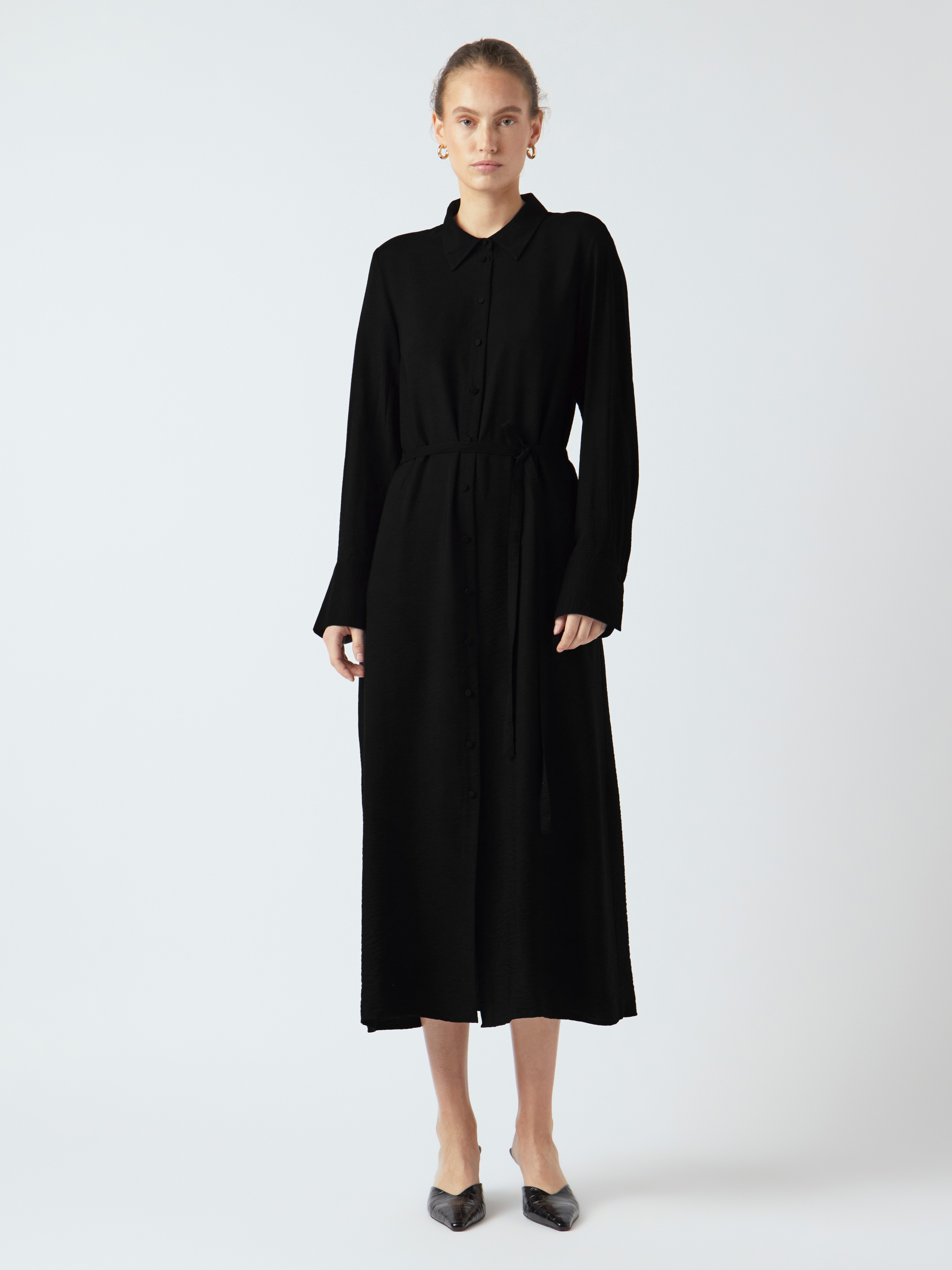 Y.A.S Hemdblusenkleid »YASKAYA LS LONG SHIRT DRESS S. NOOS« Sommerkleid,