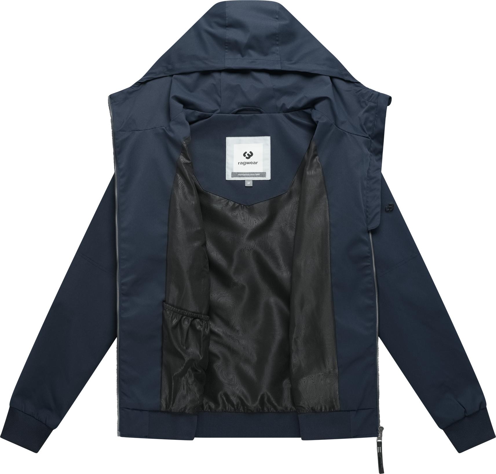 Ragwear Outdoorjacke »Stewie Twill YOUMODO« mit Kapuze stylische Herren Übergangsjacke mit großer Kapuze