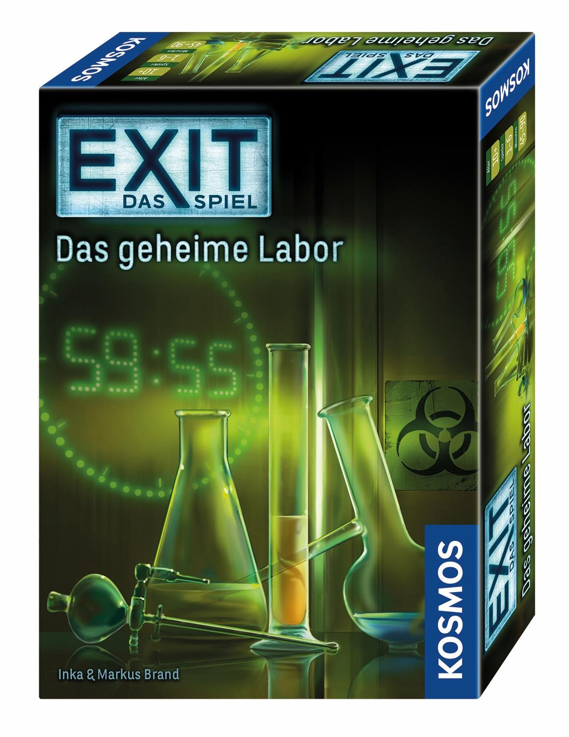 Spiel »EXIT, Das Spiel, Das geheime Labor«, Made in Germany