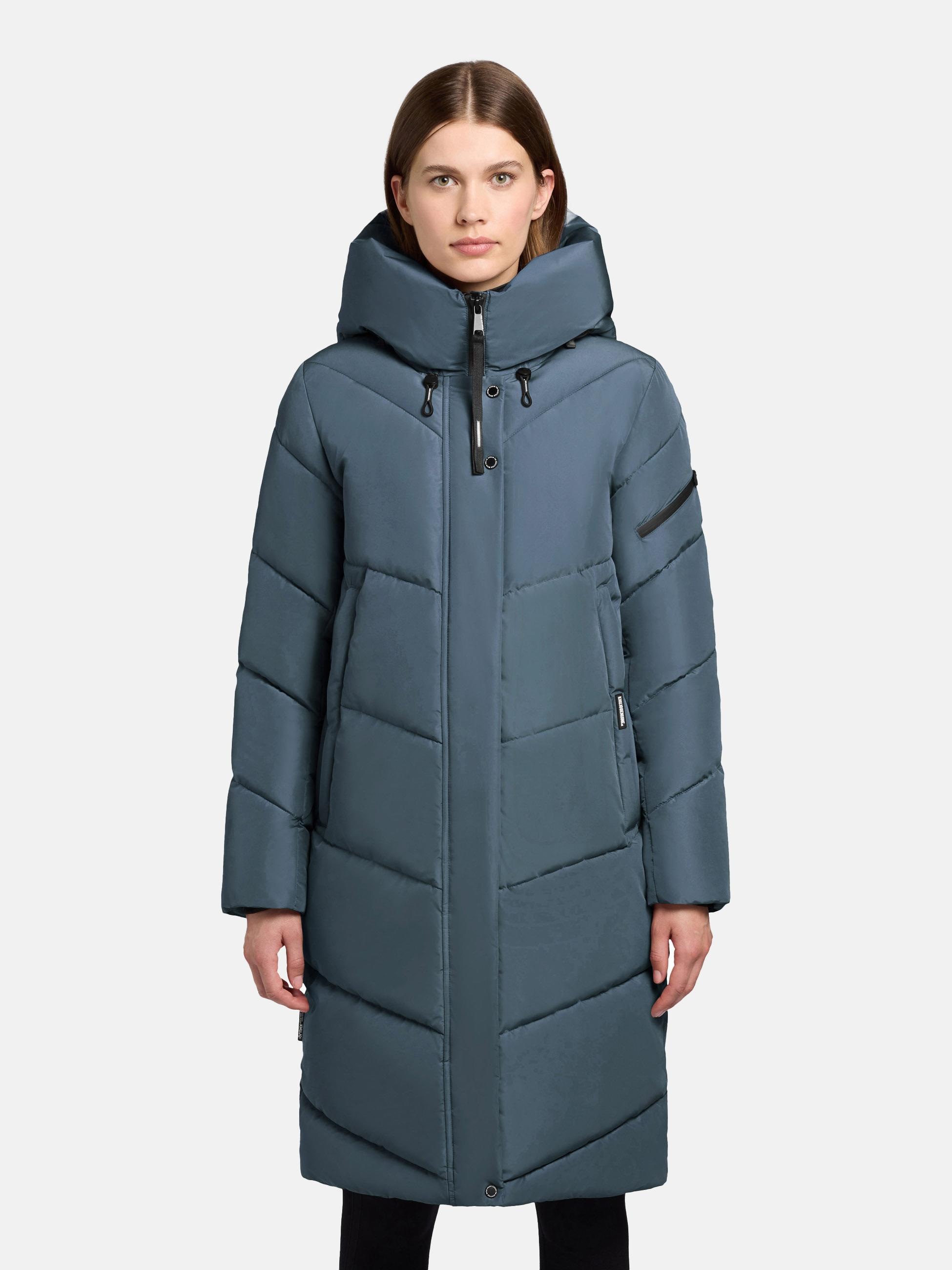 khujo Steppmantel "Jange-YM", Warmer Wintermantel mit magnetischen Details günstig online kaufen