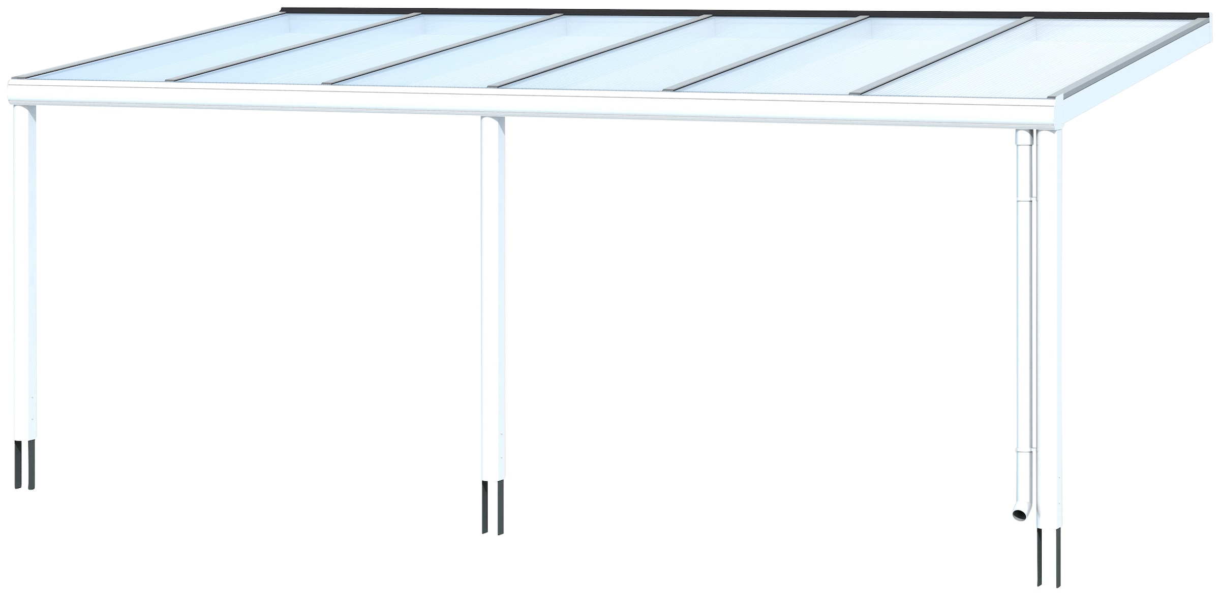Skanholz Terrassendach »Garda«, BxT: 648x257