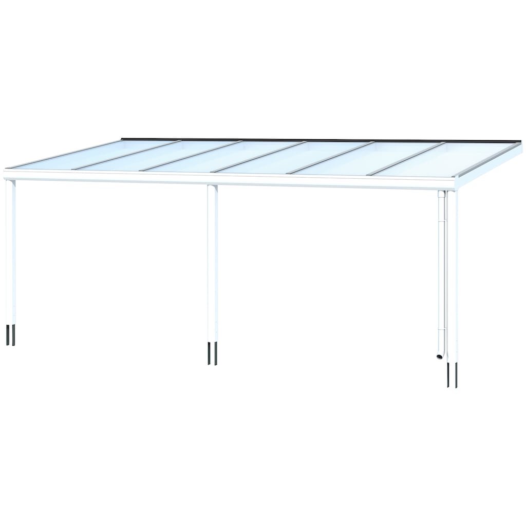 Skanholz Terrassendach »Garda«, BxT: 648x257