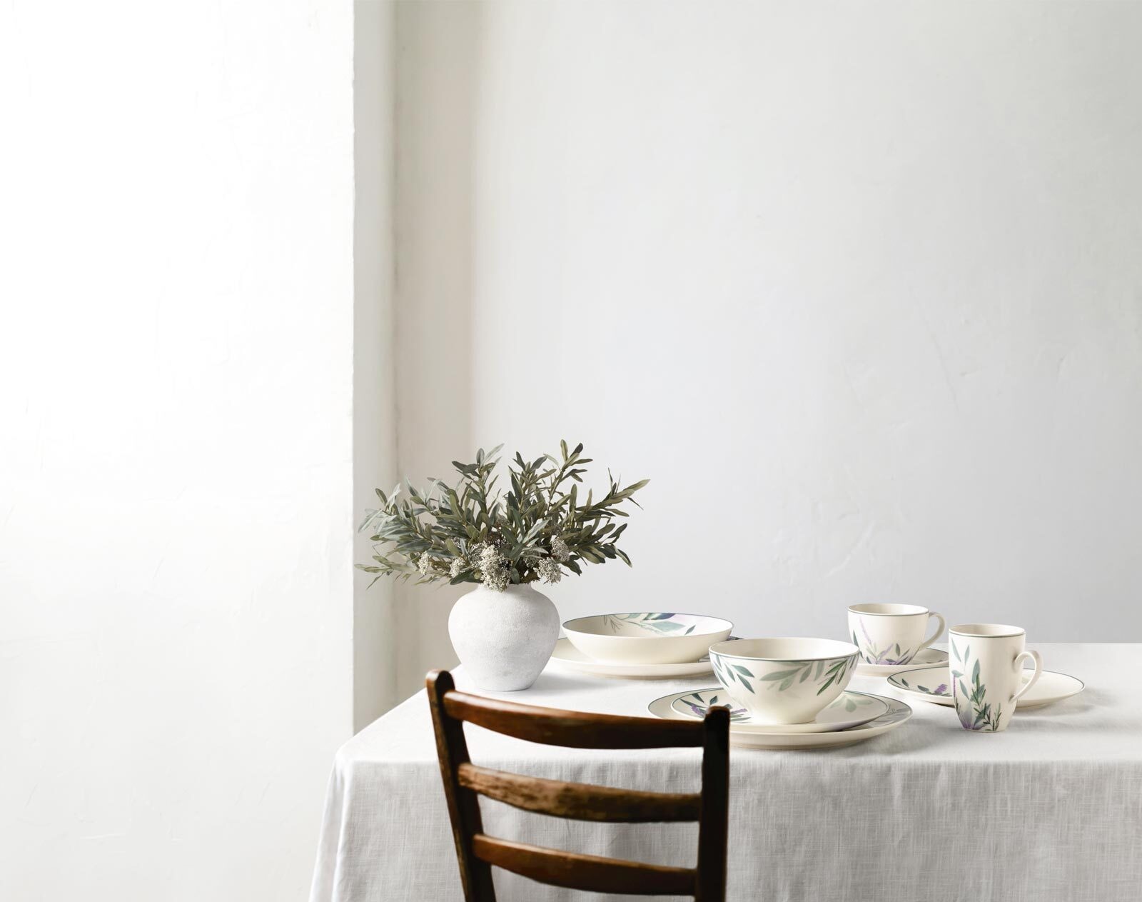 Seltmann Weiden Geschirr-Set »Basic-Set Savona Provence 6er Set bunt-beige« Spülmaschinenfest, Mikrowellensicher, Ofenfest