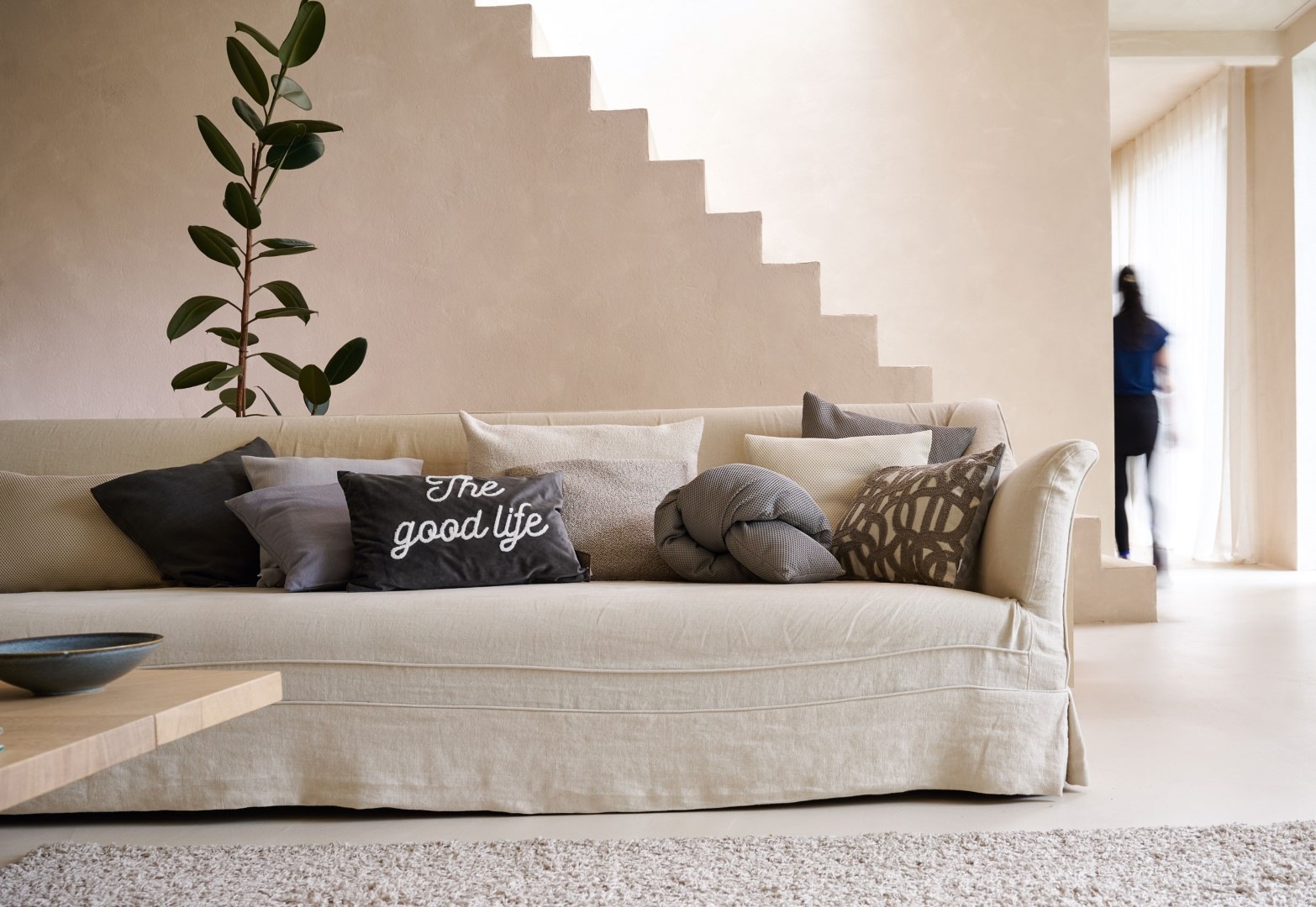 Thumbnail - APELT Kissenhülle "Rafia"