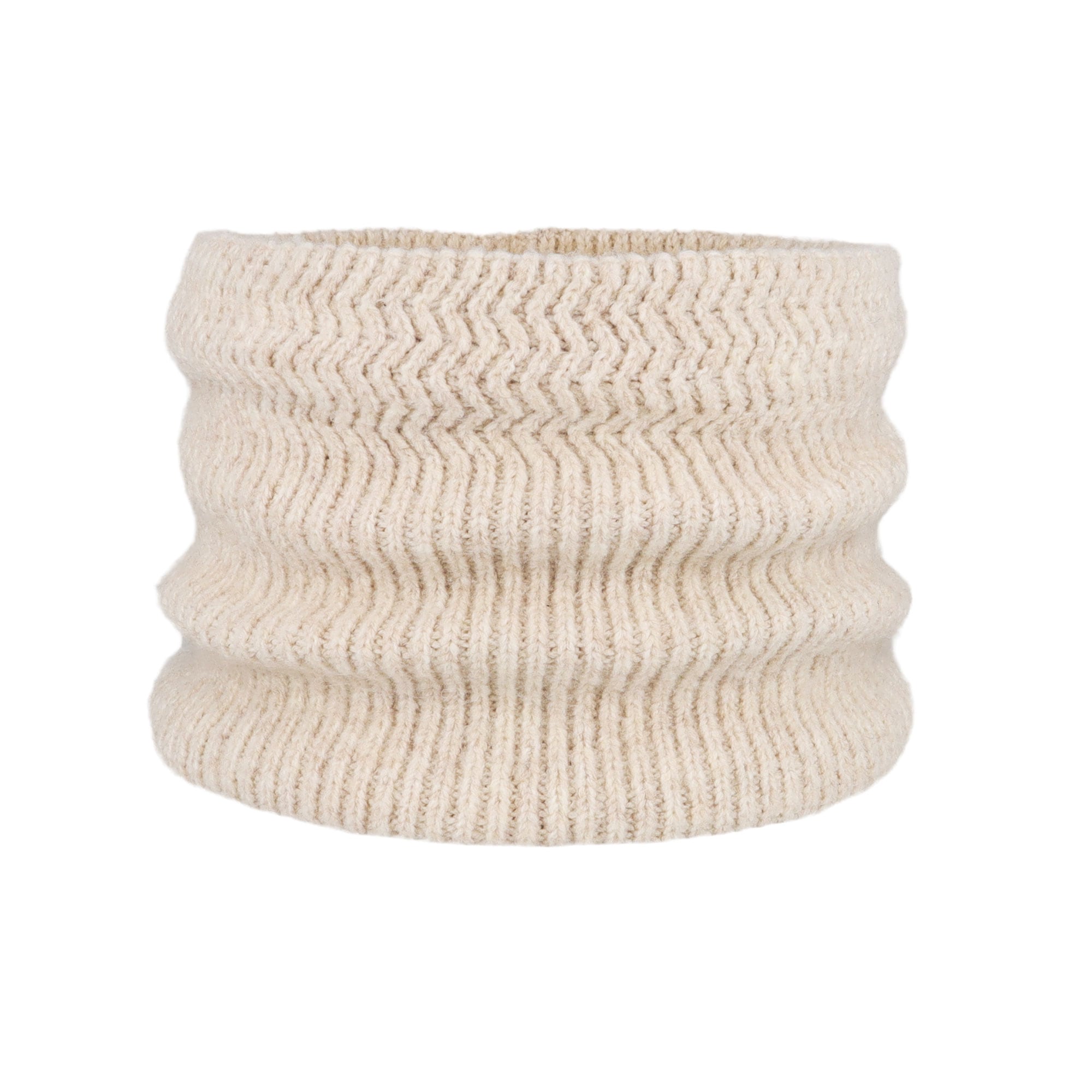 MAXIMO Loop Schlauchschal, Melange, soft, Jerseyfutter, Zick-Zack, 17 x 25 cm