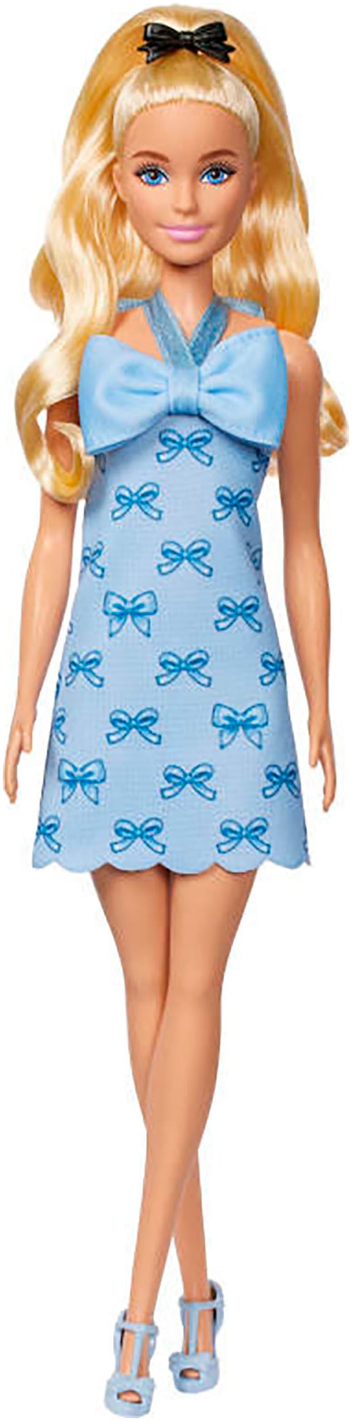 Barbie Anziehpuppe »Fashionista Puppe mit blauer Schleife«