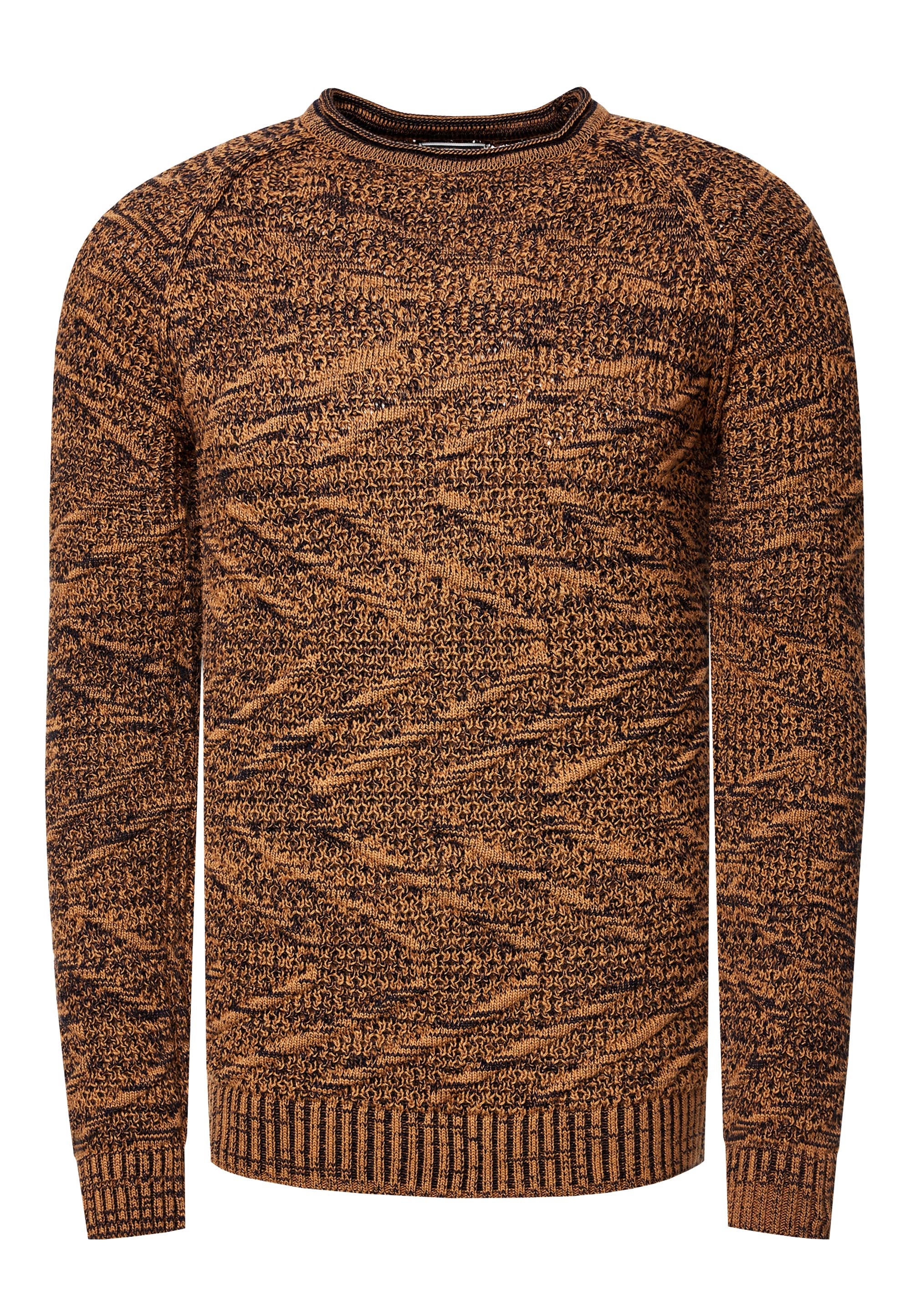 Rusty Neal Strickpullover, mit stylischem Muster