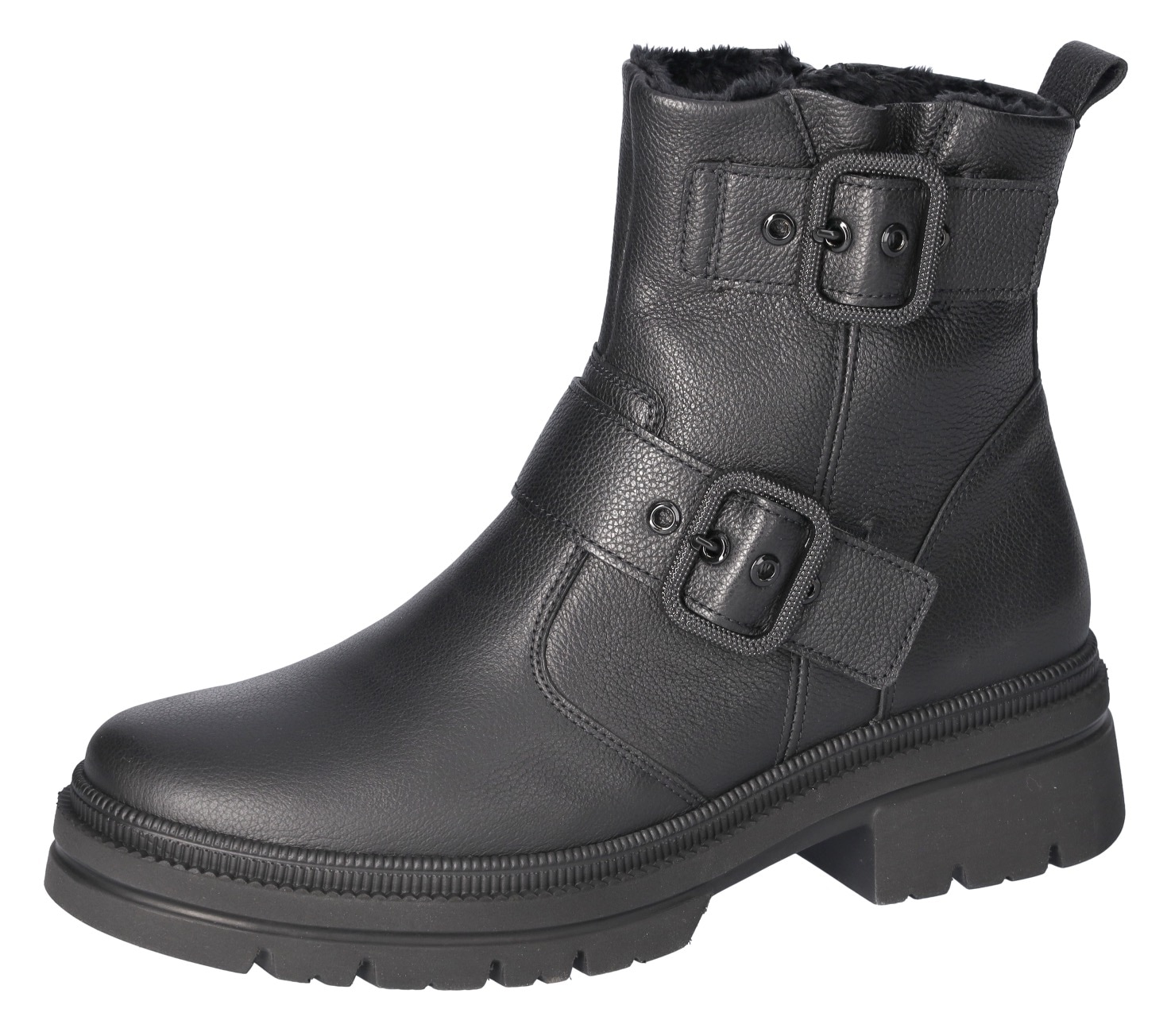 Waldläufer Stiefelette "H-Amara" Boots mit Schnallen am Schaft, Komfortweite H = sehr weit