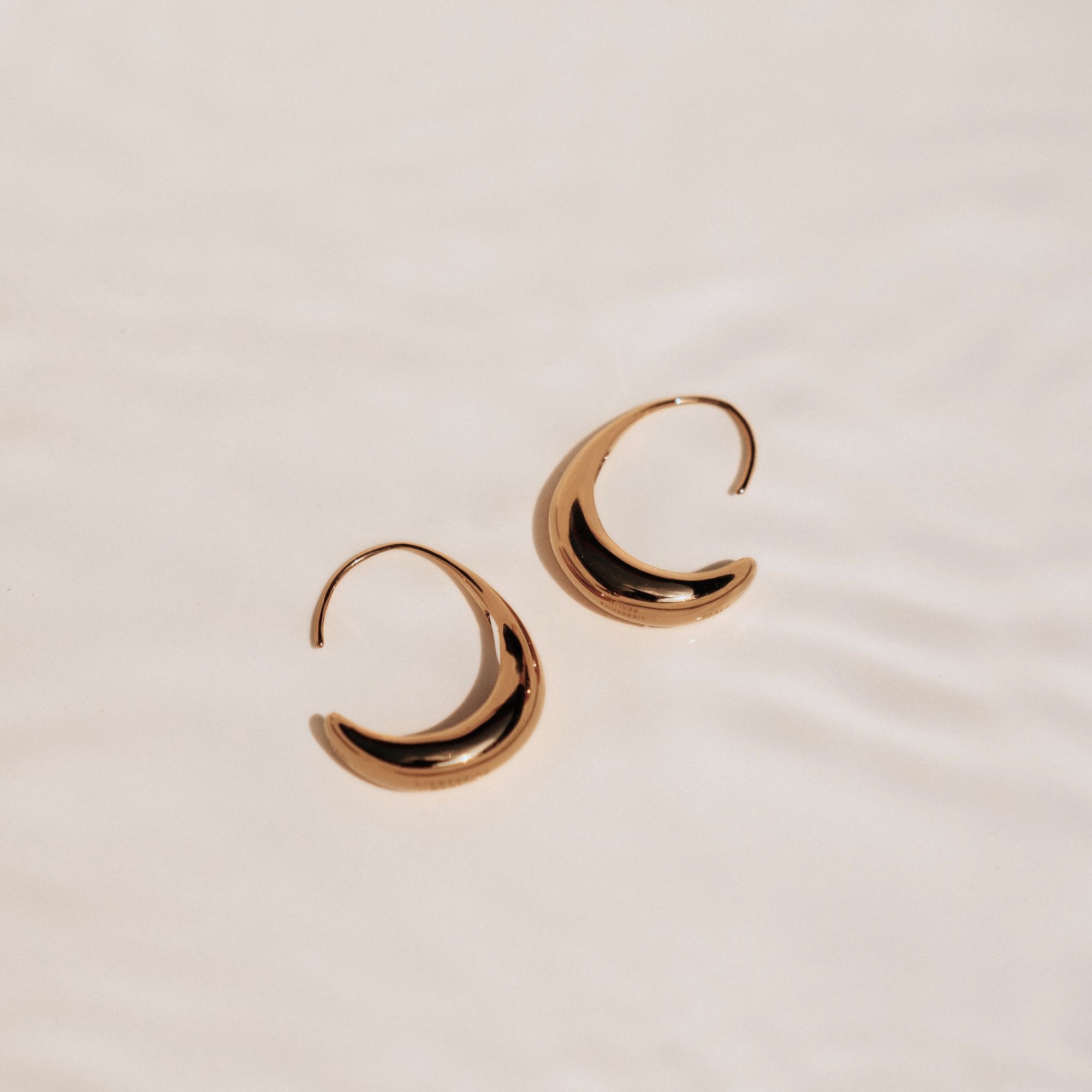 Echtzeit Paar Creolen »Schmuck Geschenk Edelstahl Ohrringe The Classy Drop«
