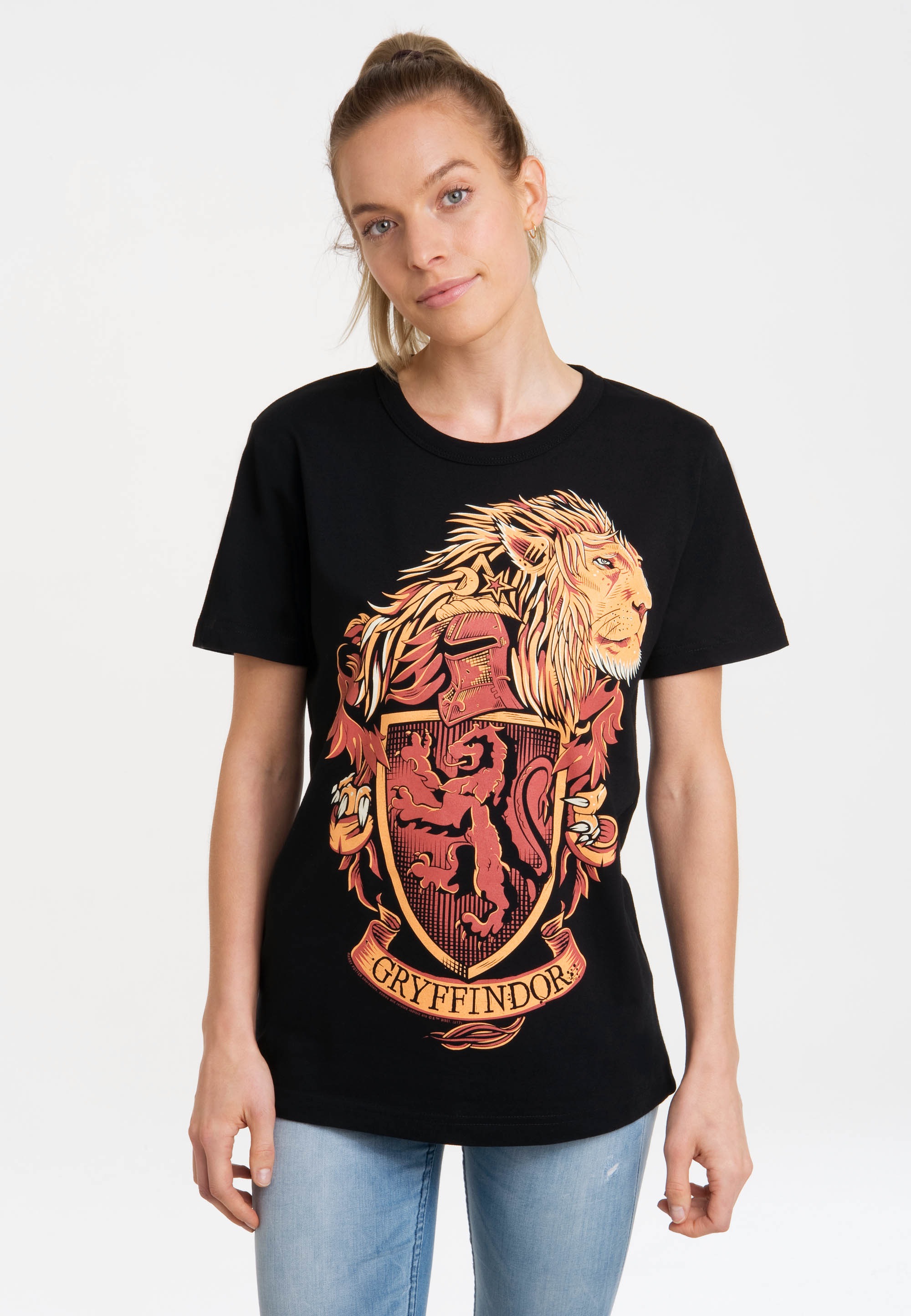 LOGOSHIRT T-Shirt bestellen für lizenziertem mit Print - | Gryffindor«, Potter BAUR »Harry