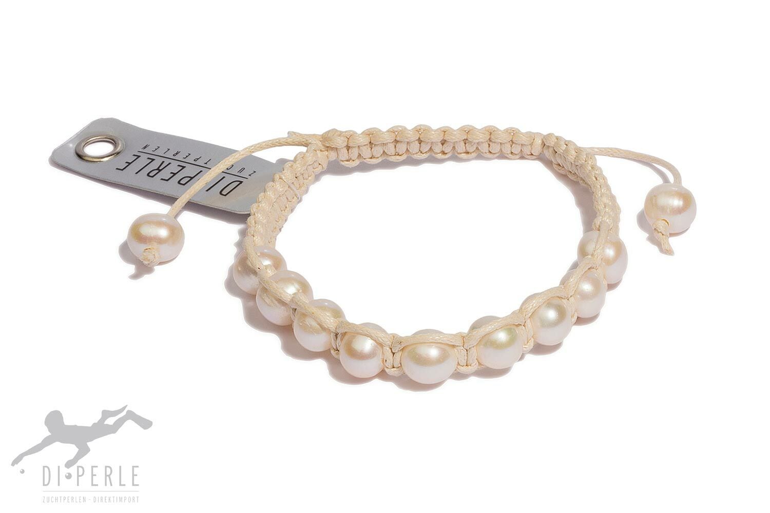 Perlenarmband »Damen Perlenschmuck Süsswasser Perlen Armband«, Damen Perlenschmuck