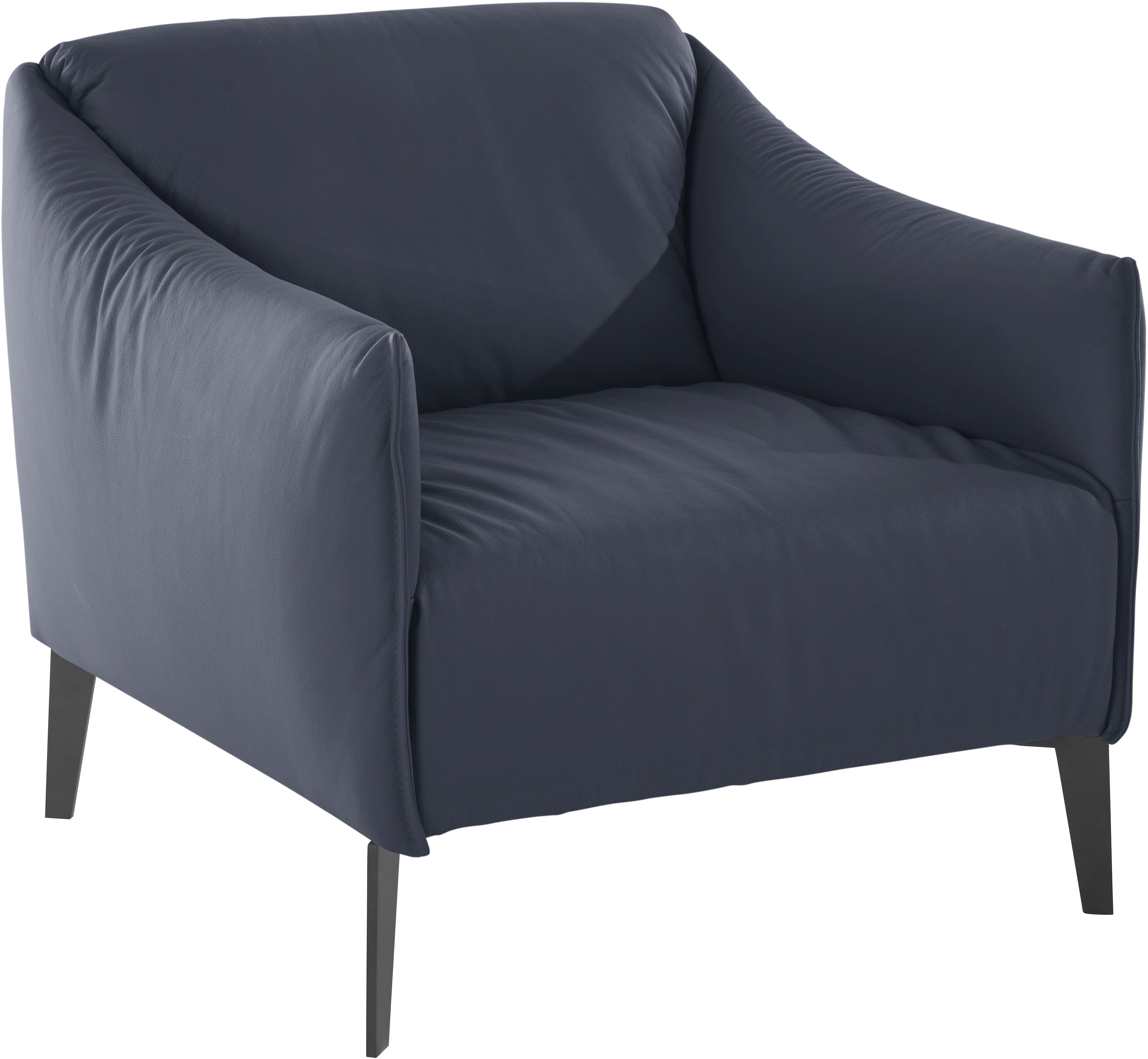 W.SCHILLIG Cocktailsessel "sally Designsessel, zeitlos und bequem, tolle Verarbeitungsdetails" mit Metall-Winkelfüßen in Schwarz pulverbeschichtet