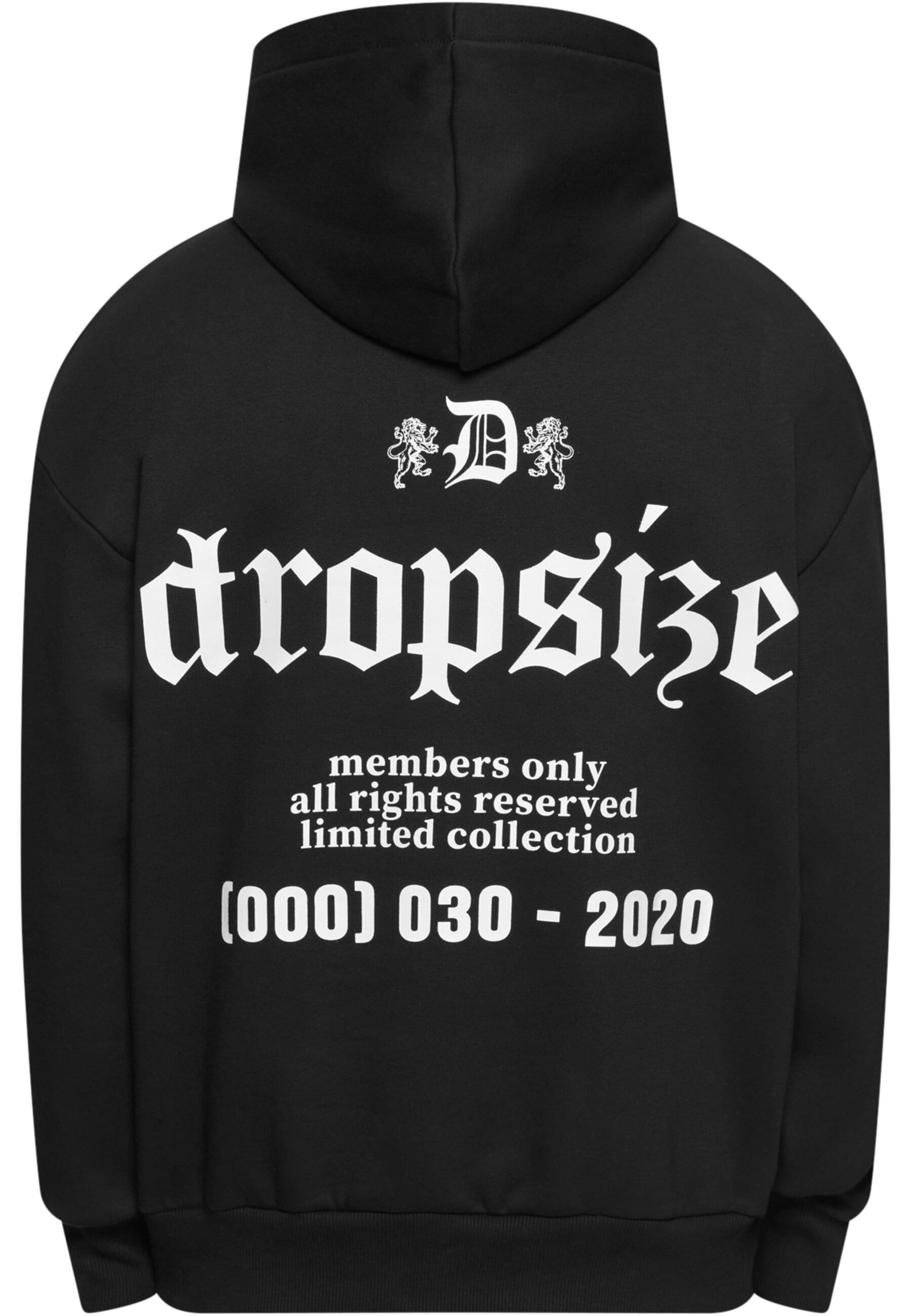 Dropsize Kapuzensweatshirt "Dropsize Herren Dropsize Heavy Oversize Number günstig online kaufen