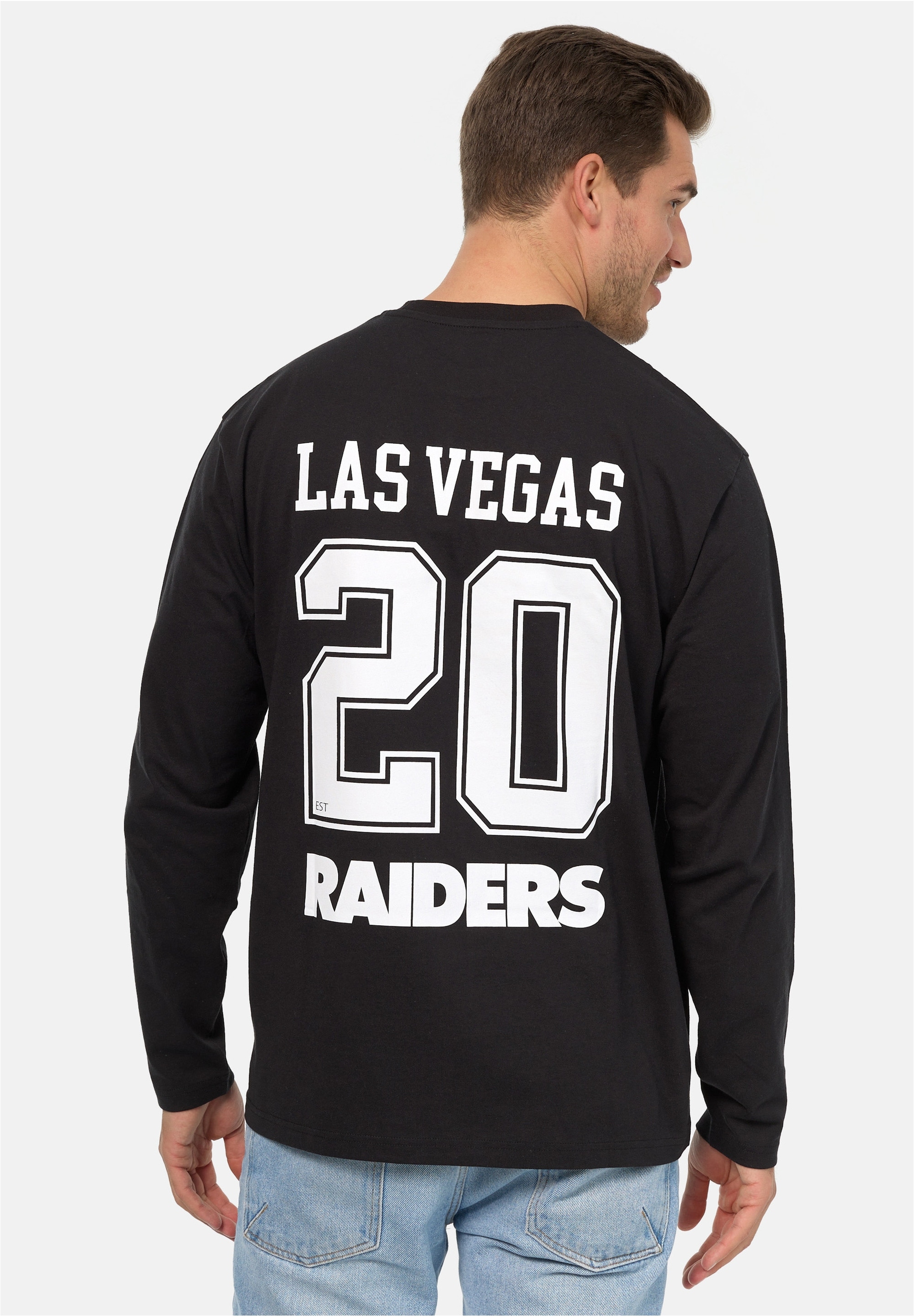 Recovered Sweatshirt »NFL Raiders Commitment To Excellence Relaxed«, im lockeren Schnitt