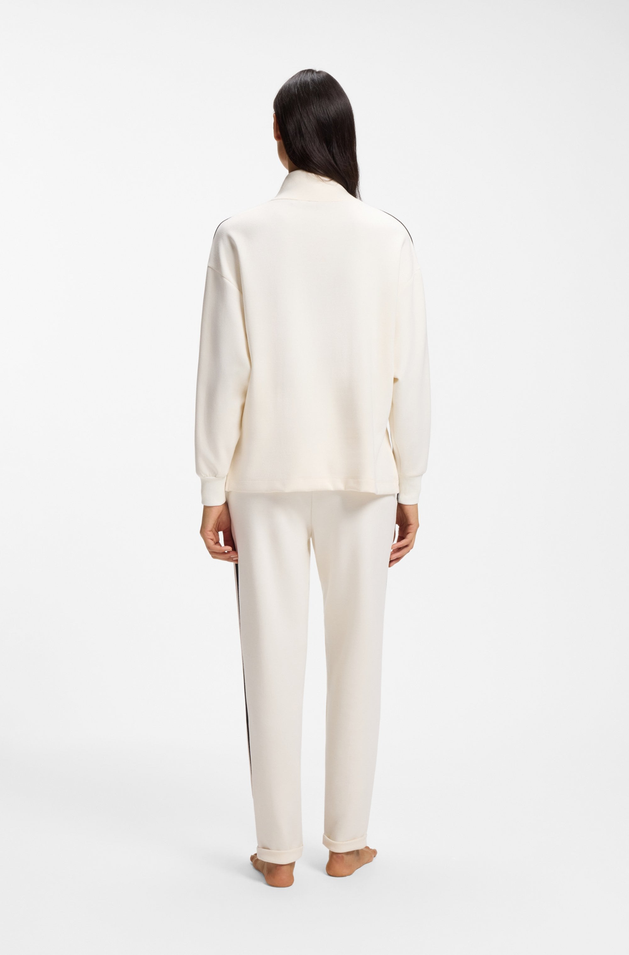 BOSS Sweatshirt »Mirage«, mit kontrastierenden Streifen
