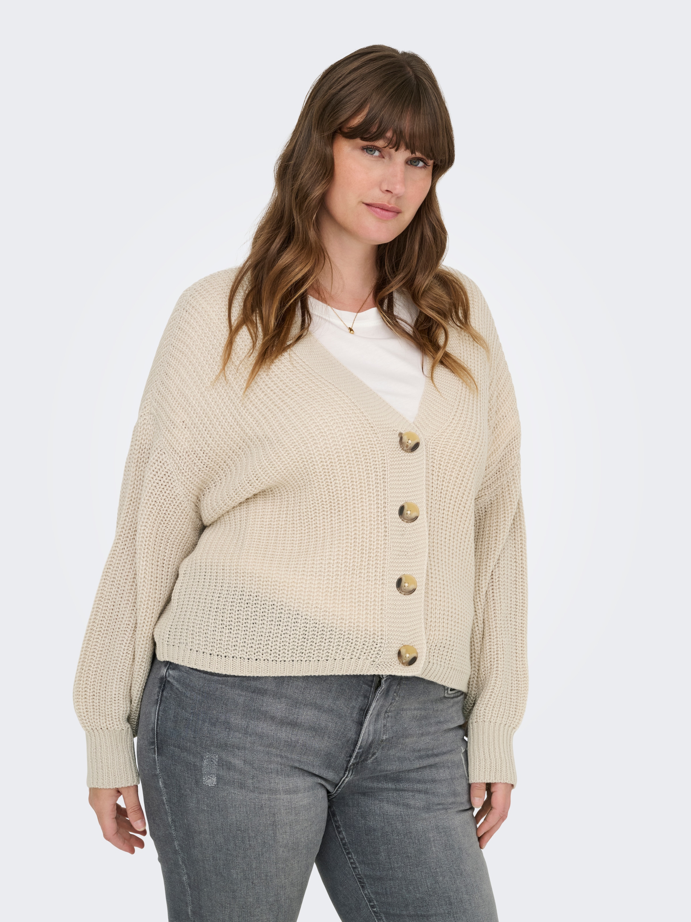 ONLY CARMAKOMA Strickjacke "CARCAROL NICE L/S CARDIGAN KNT NOOS" günstig online kaufen
