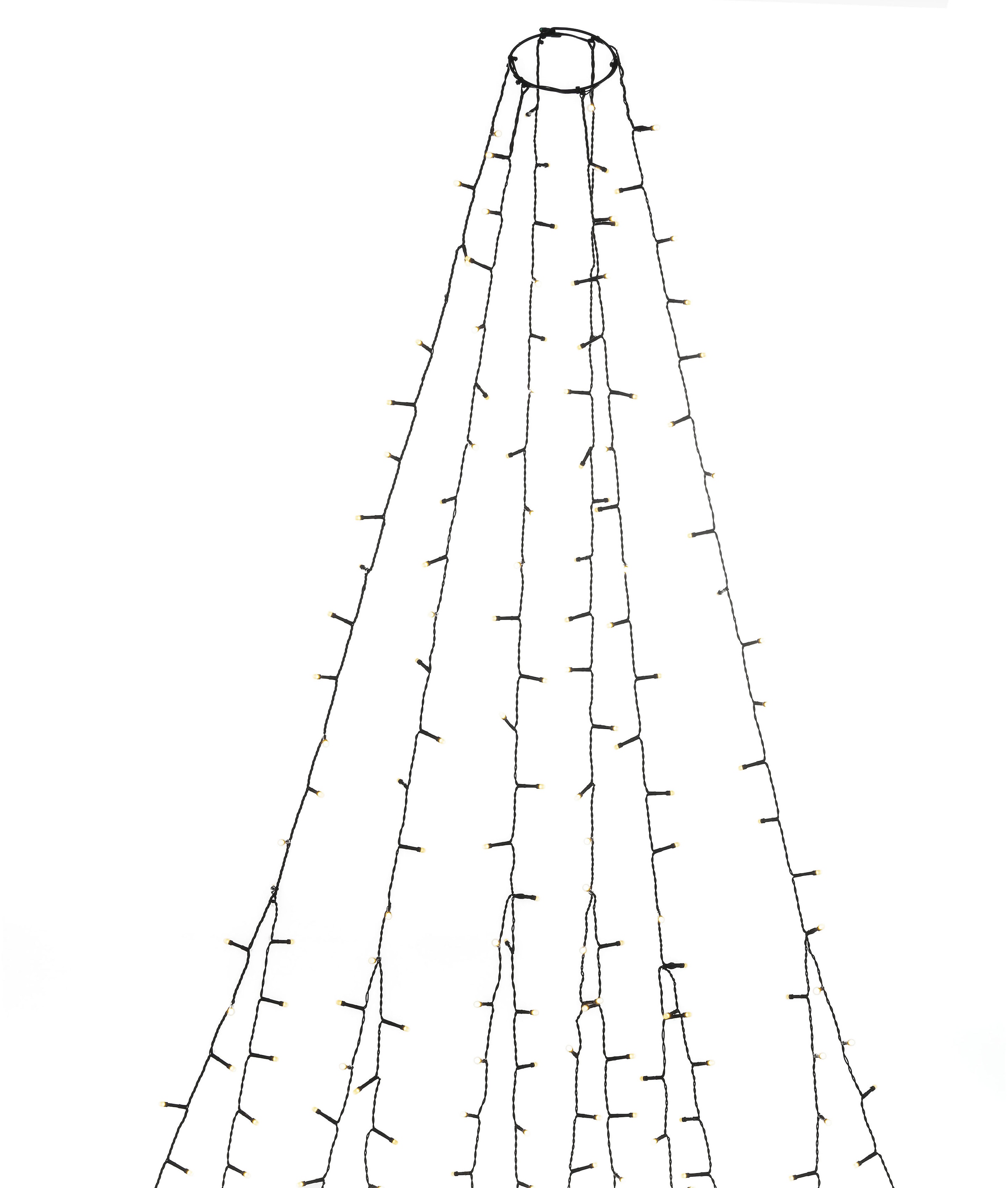 KONSTSMIDE LED-Baummantel »Weihnachtsdeko aussen, Lichterkette à gefrostete Christbaumschmuck«, 270 Dioden 6 St.-flammig, 45 | BAUR Stränge LED