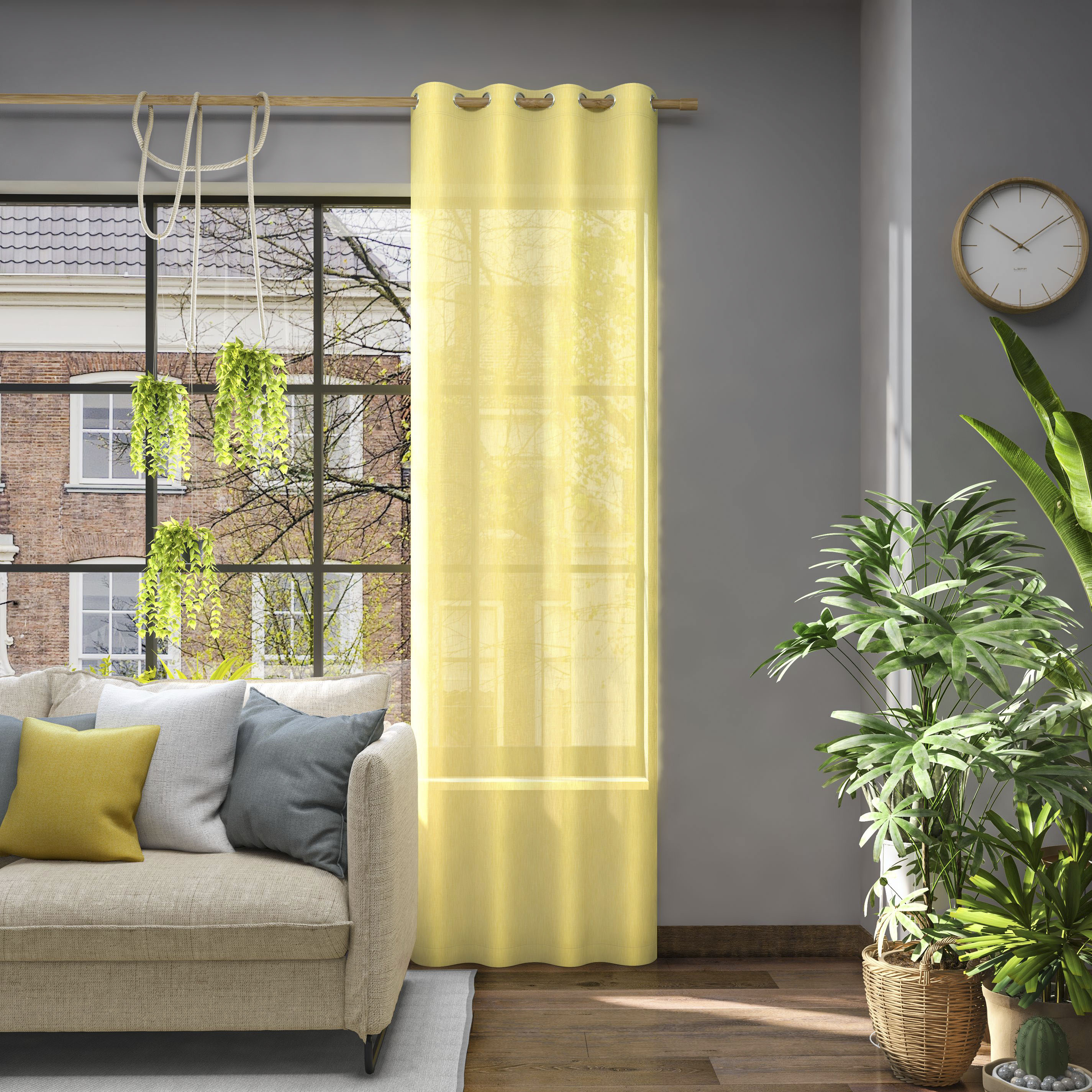 Neutex for you Vorhang "Libre-ECO" Ösen 1 Stk. tlg. Breite 142 cm, nach Maß