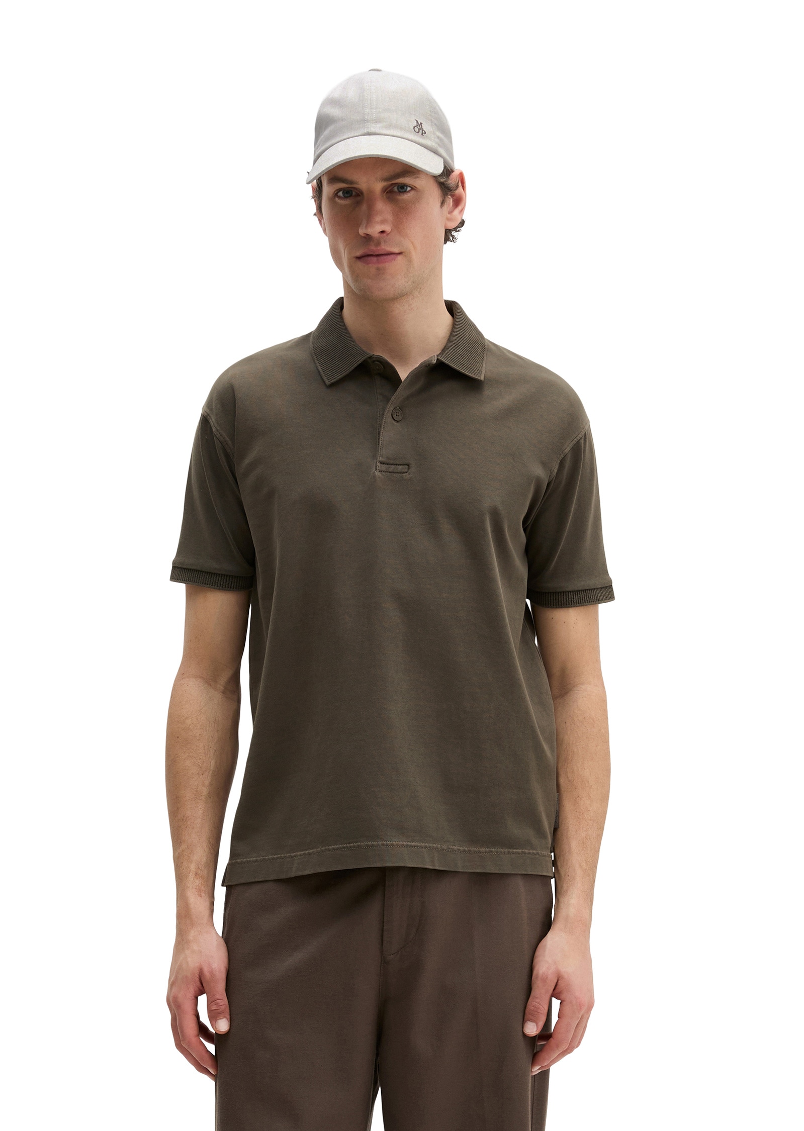 Marc OPolo Poloshirt "aus schwerem Bio-Baumwoll-Jersey" günstig online kaufen