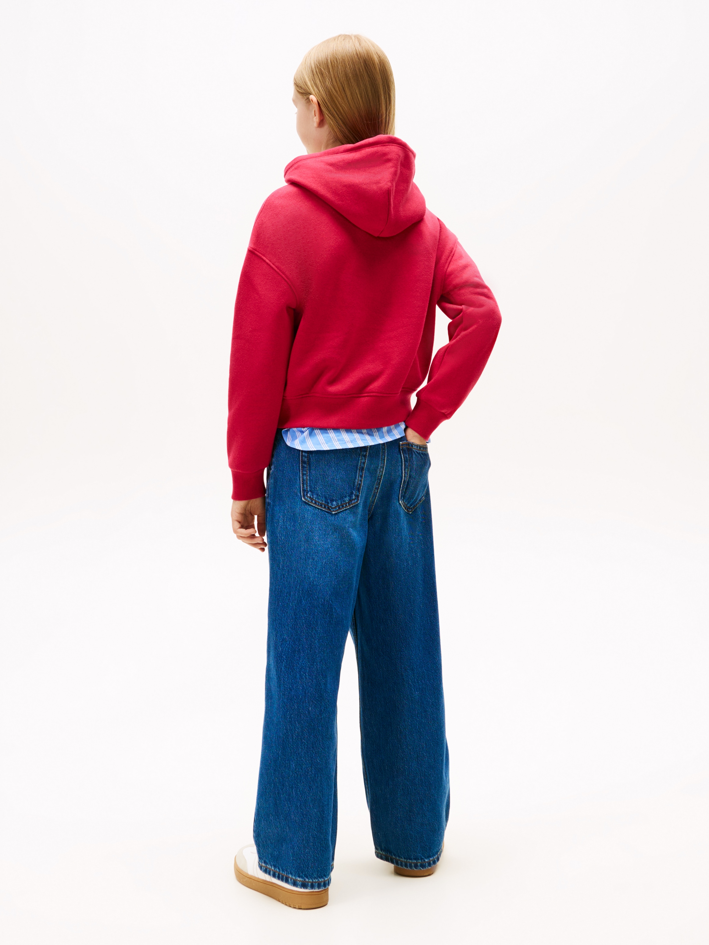 Tommy Hilfiger Kapuzensweatshirt »RHINE STONE FLAG HOODIE«, Kinder bis 16 Jahre