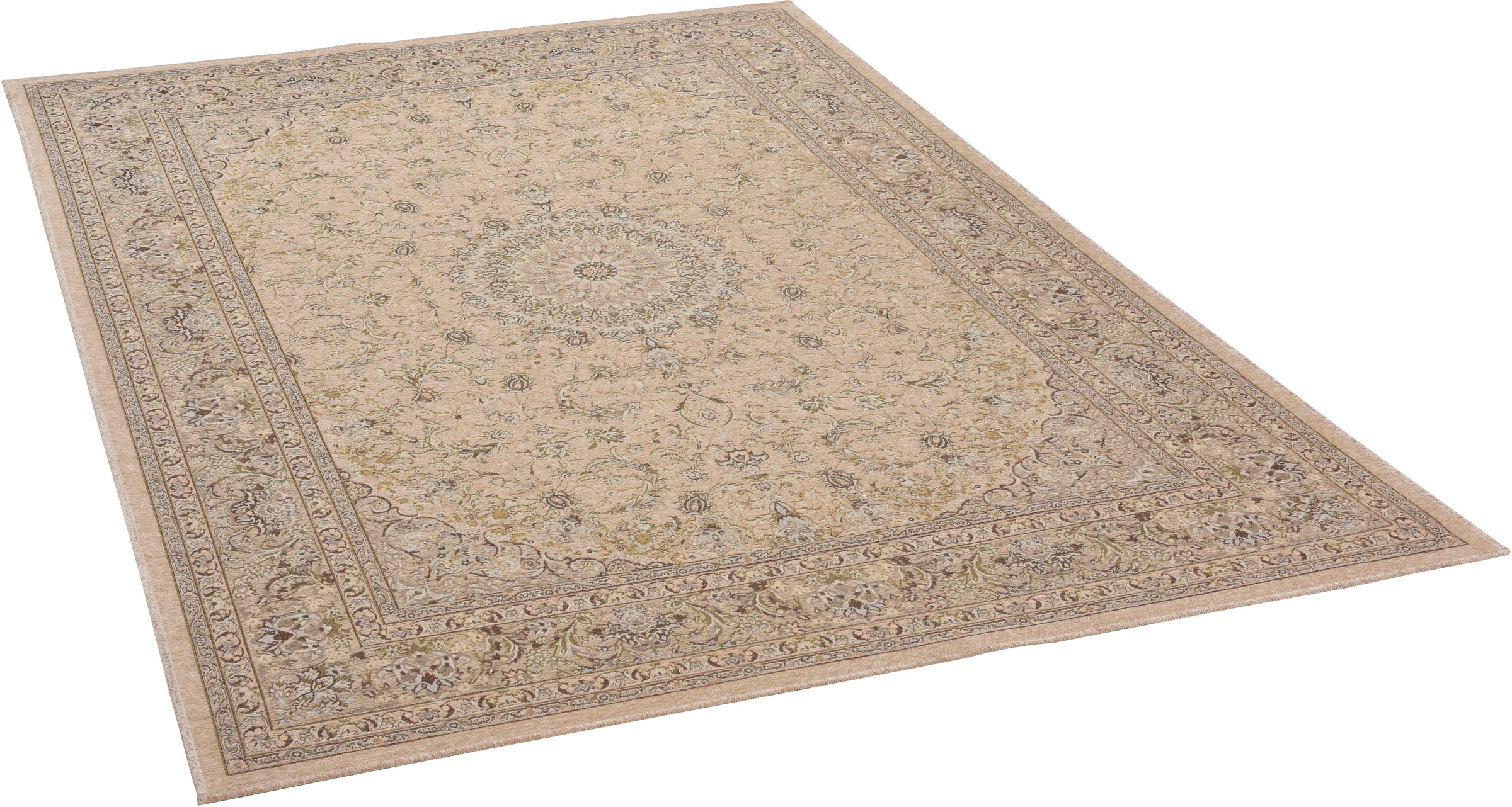 THEKO Teppich »Flomi Classic«, rechteckig, 4 mm Höhe, Flachgewebe, Orient-Optik, ideal im Wohnzimmer & Schlafzimmer