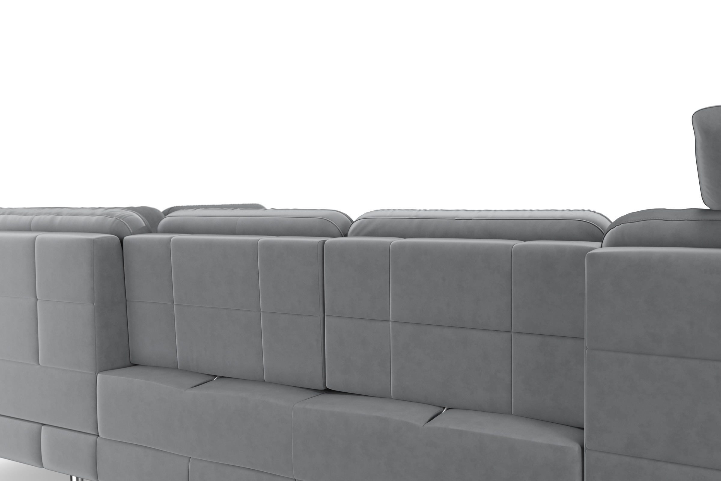 sit&more Wohnlandschaft »Bendigo U-Form«, inklusive Sitztiefenverstellung, Bodenfreiheit 15 cm, in 2 Fußfarben